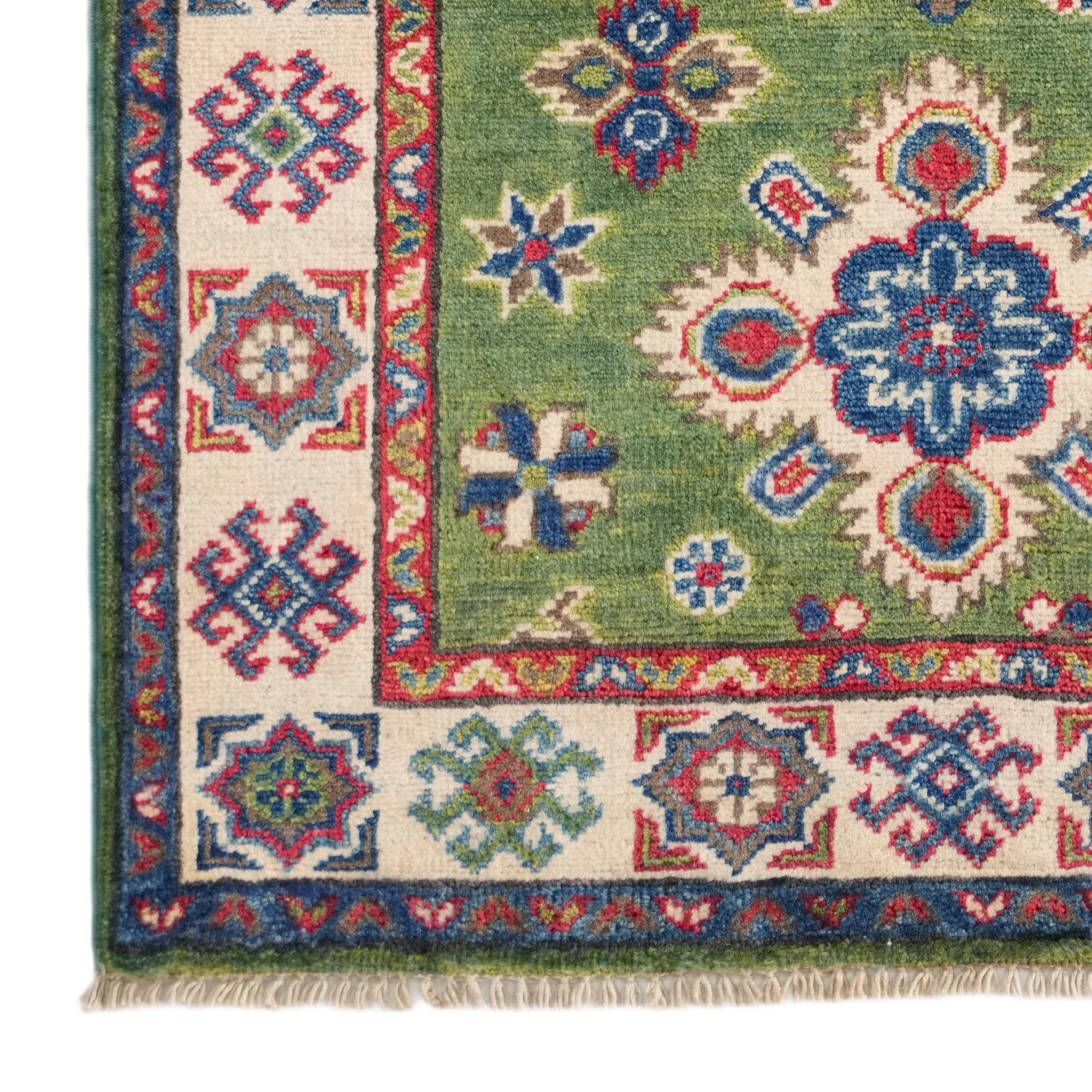2' 8 x 4' 1 Hand Knotted Kazak Rug
