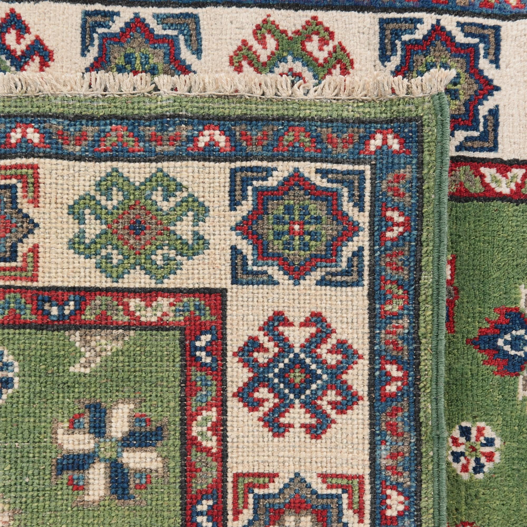 80cm x 125cm Hand Knotted Kazak Rug