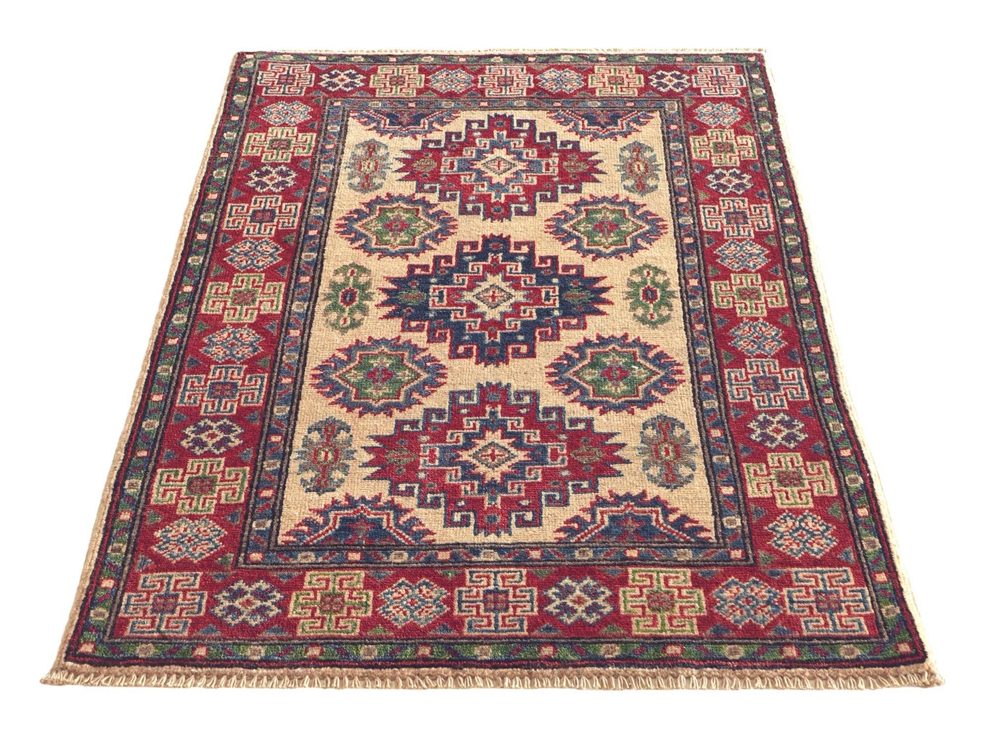 Detail image 5 of 10: 2' 8 x 4' 2 Hand Knotted Kazak Rug