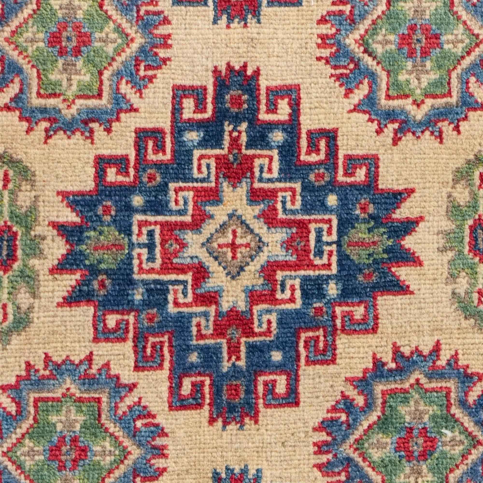 Detail image 10 of 10: 2' 8 x 4' 2 Hand Knotted Kazak Rug