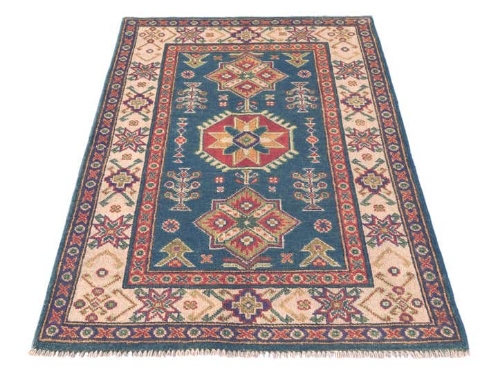 2' 7 x 4' 1 Hand Knotted Kazak Rug
