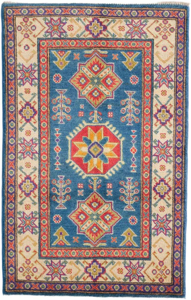 2' 7 x 4' 1 Hand Knotted Kazak Rug