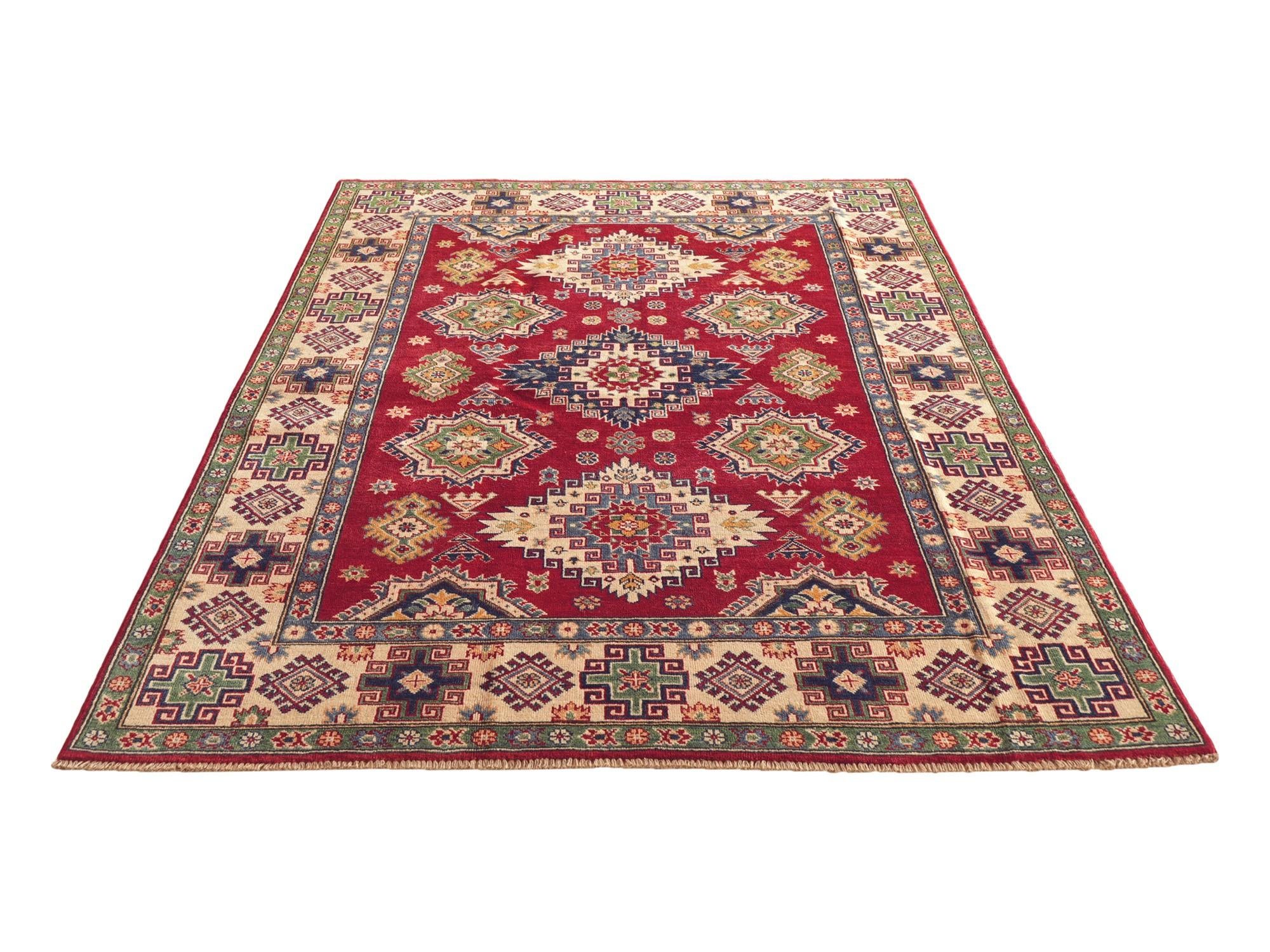 Detail image 5 of 12: 5' 7 x 7' 9 Hand Knotted Kazak Rug