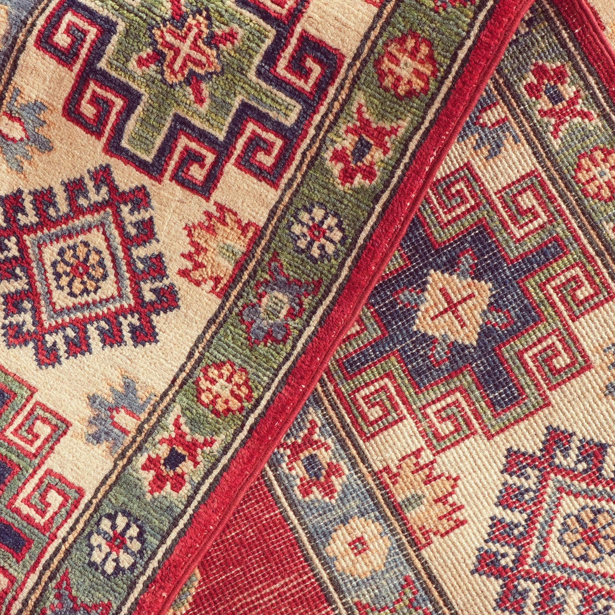 Detail image 9 of 12: 5' 7 x 7' 9 Hand Knotted Kazak Rug