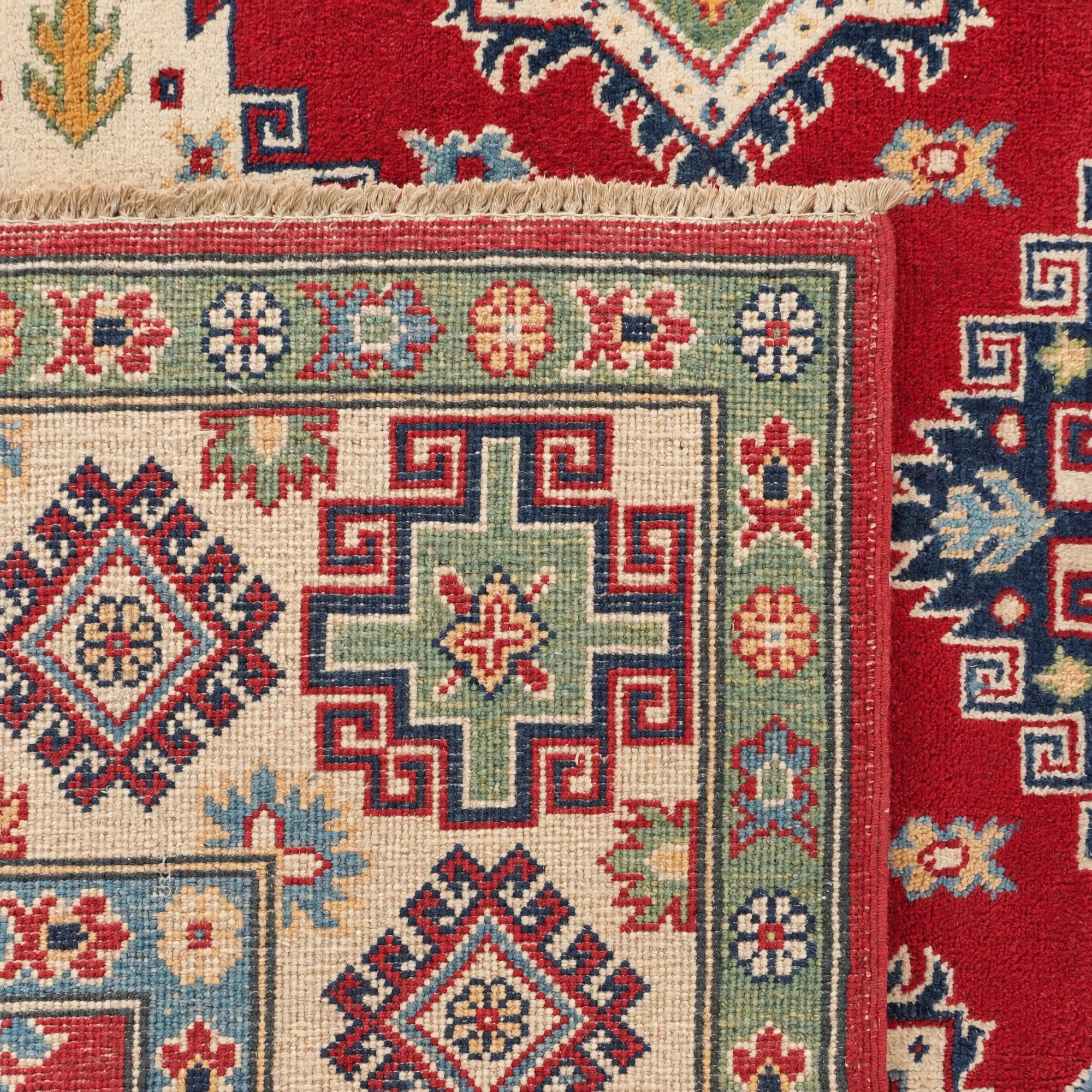 Detail image 12 of 12: 5' 7 x 7' 9 Hand Knotted Kazak Rug