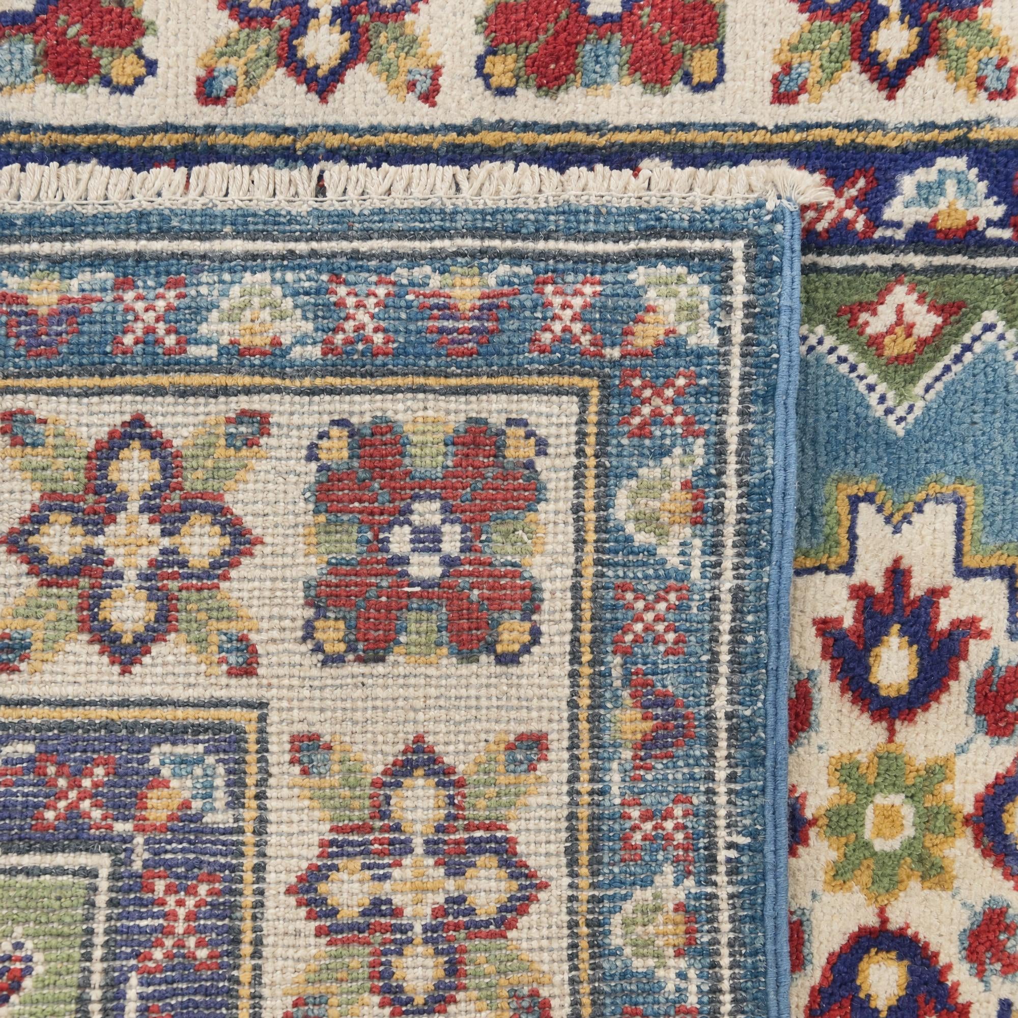 80cm x 125cm Hand Knotted Kazak Rug