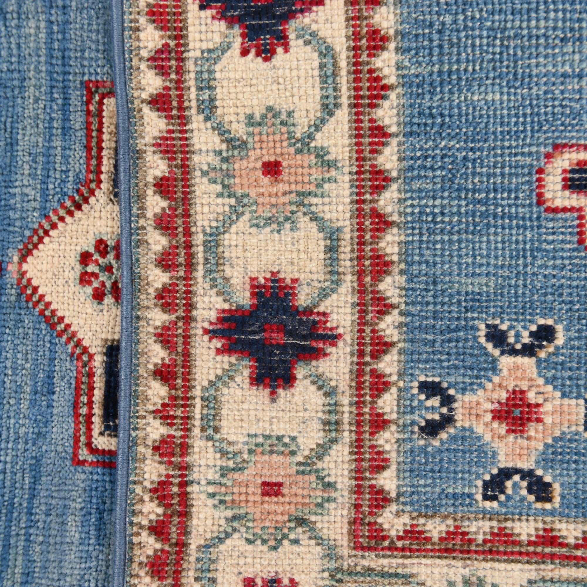 80cm x 125cm Hand Knotted Kazak Rug
