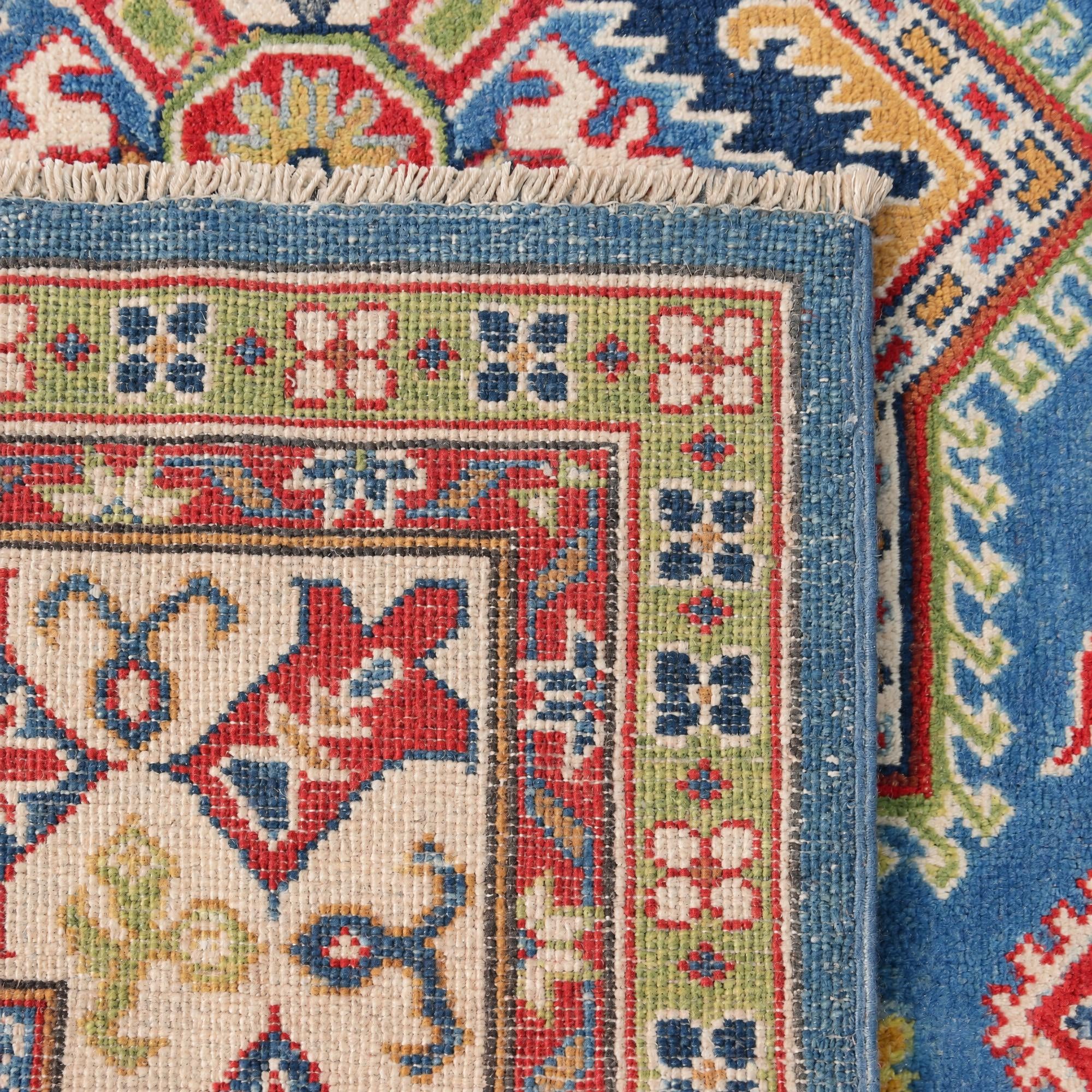 6' 6 x 9' 2 Hand Knotted Kazak Rug