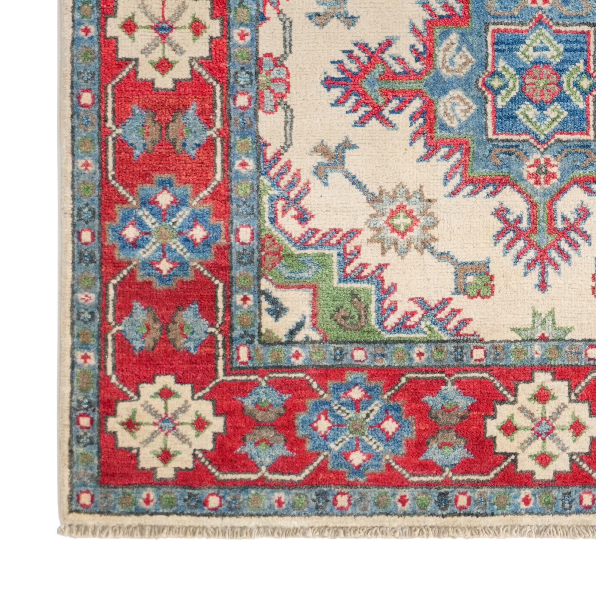 3' 3 x 5' 1 Hand Knotted Kazak Rug