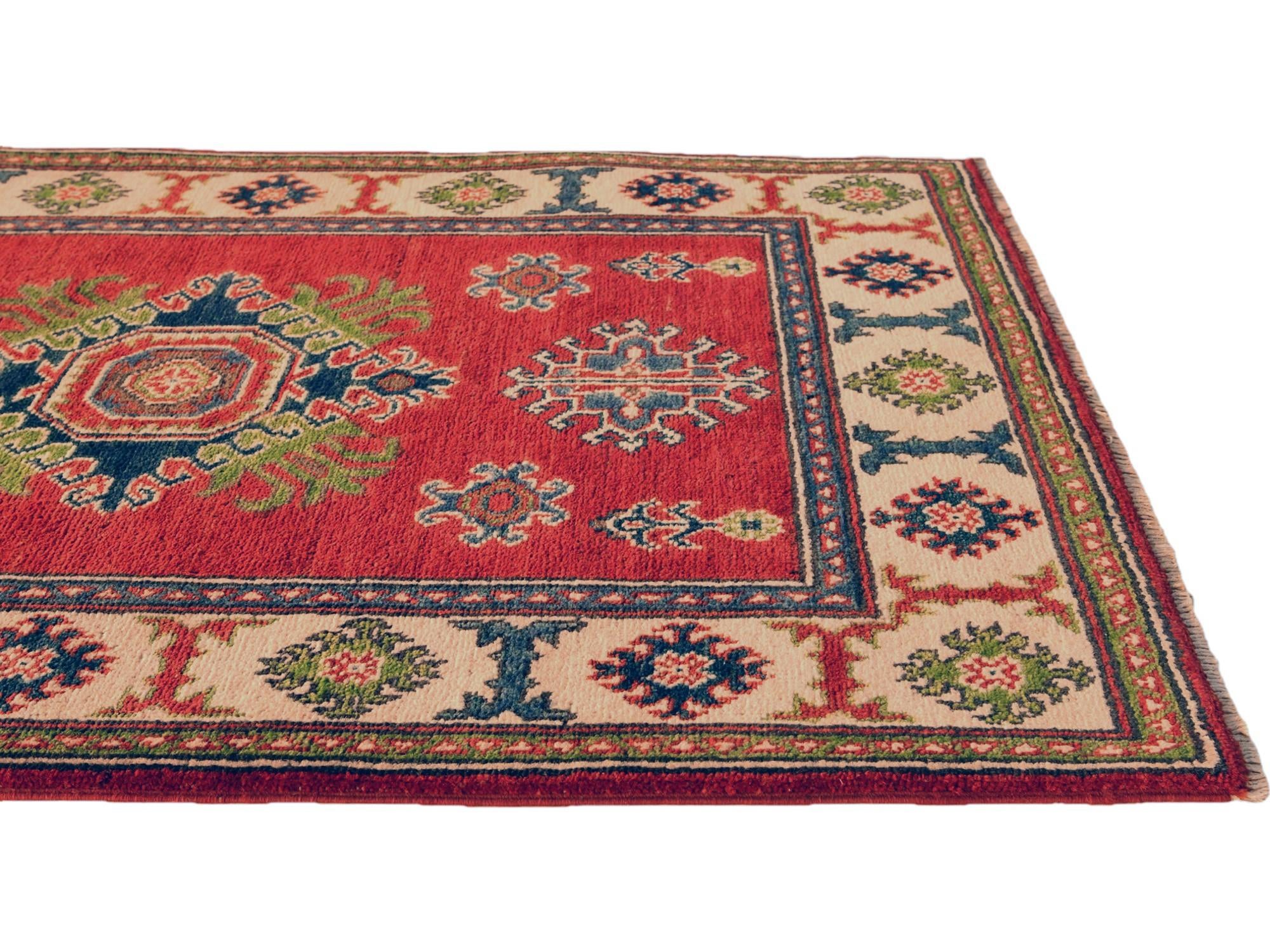 2' 9 x 4' 2 Hand Knotted Kazak Rug