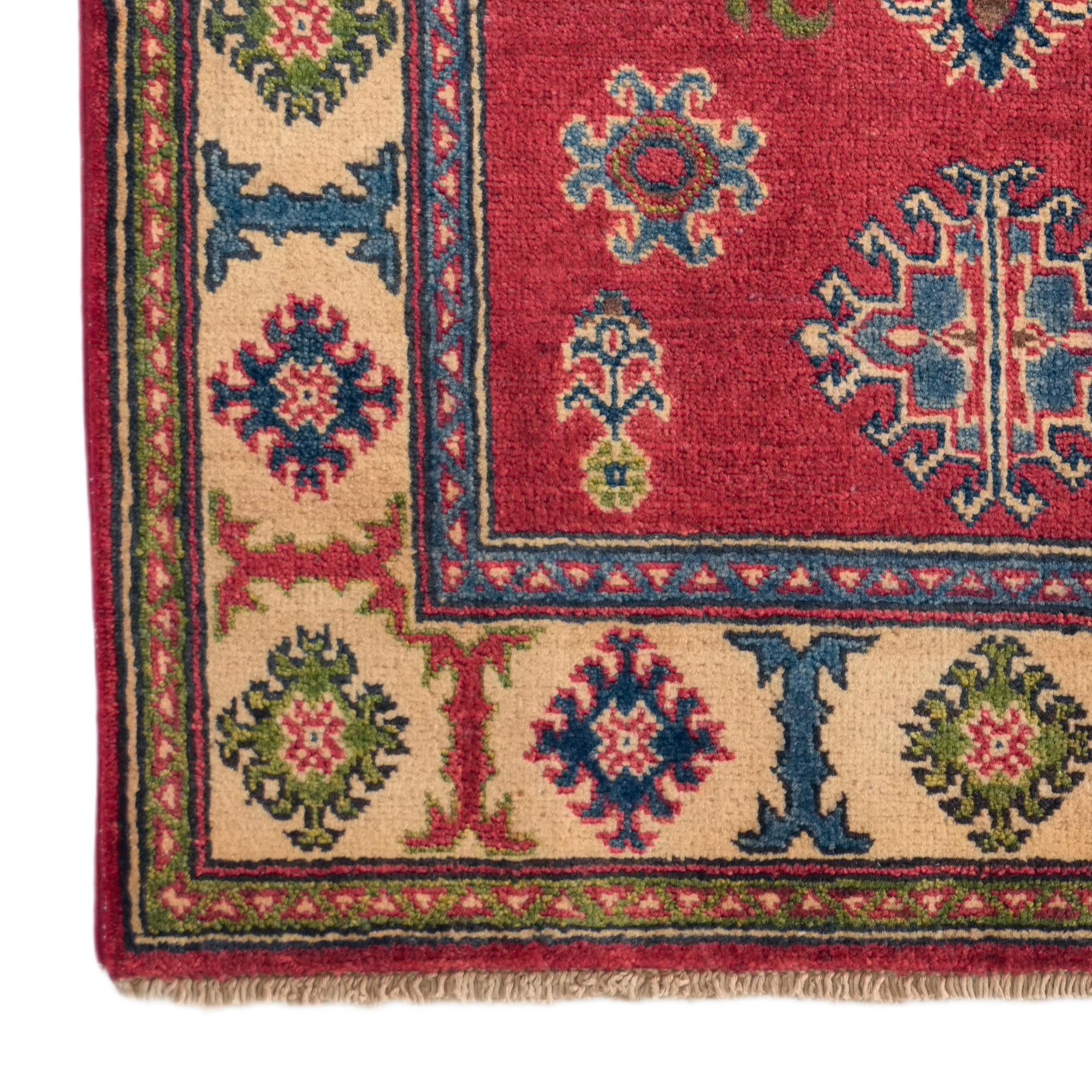 2' 9 x 4' 2 Hand Knotted Kazak Rug