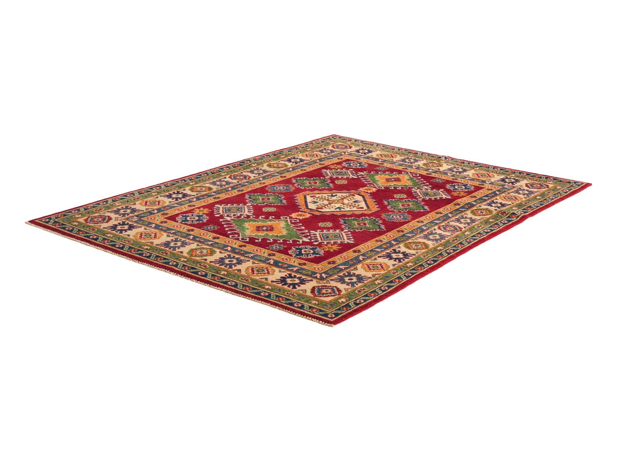 Detail image 4 of 12: 5' x 6' 8 Hand Knotted Kazak Rug