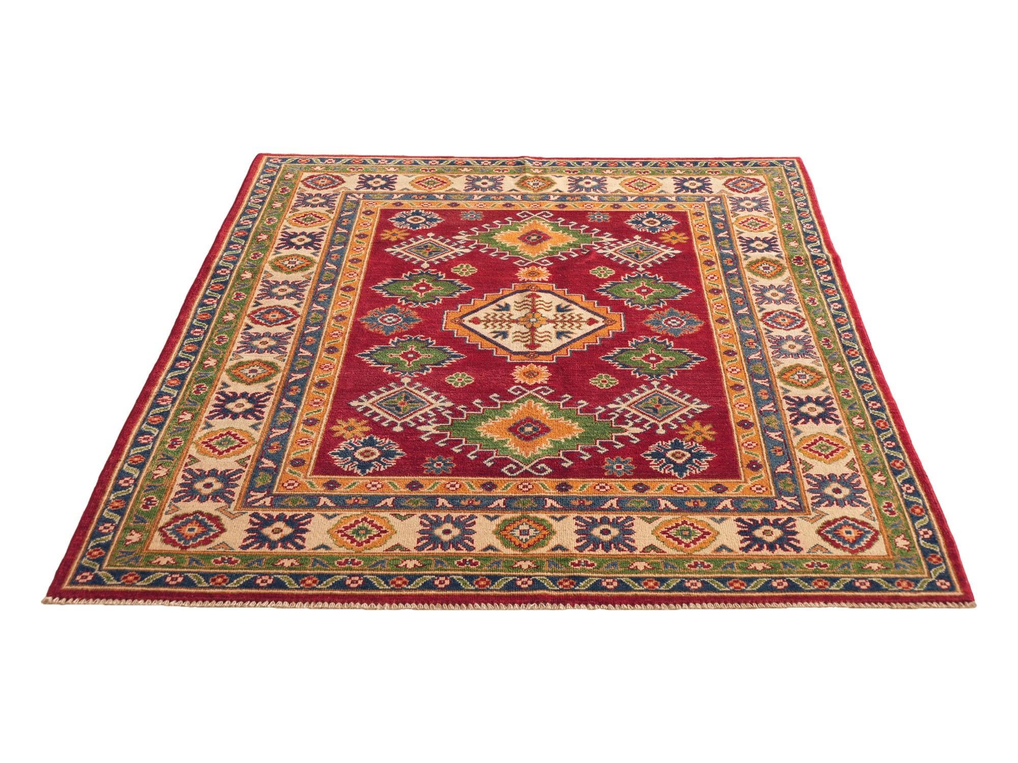 Detail image 5 of 12: 5' x 6' 8 Hand Knotted Kazak Rug