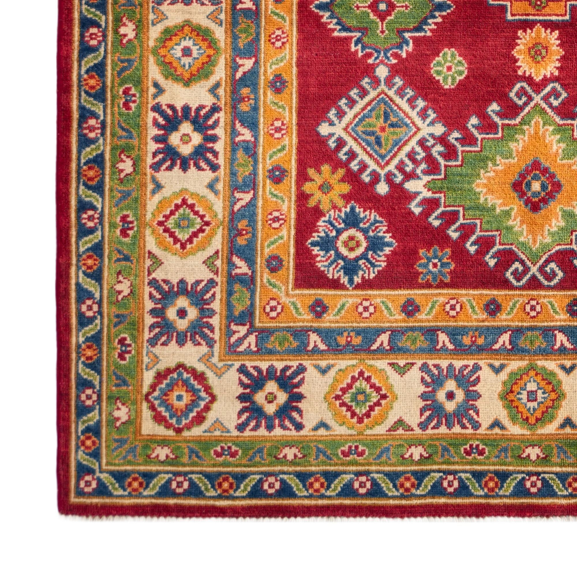 Detail image 7 of 12: 5' x 6' 8 Hand Knotted Kazak Rug