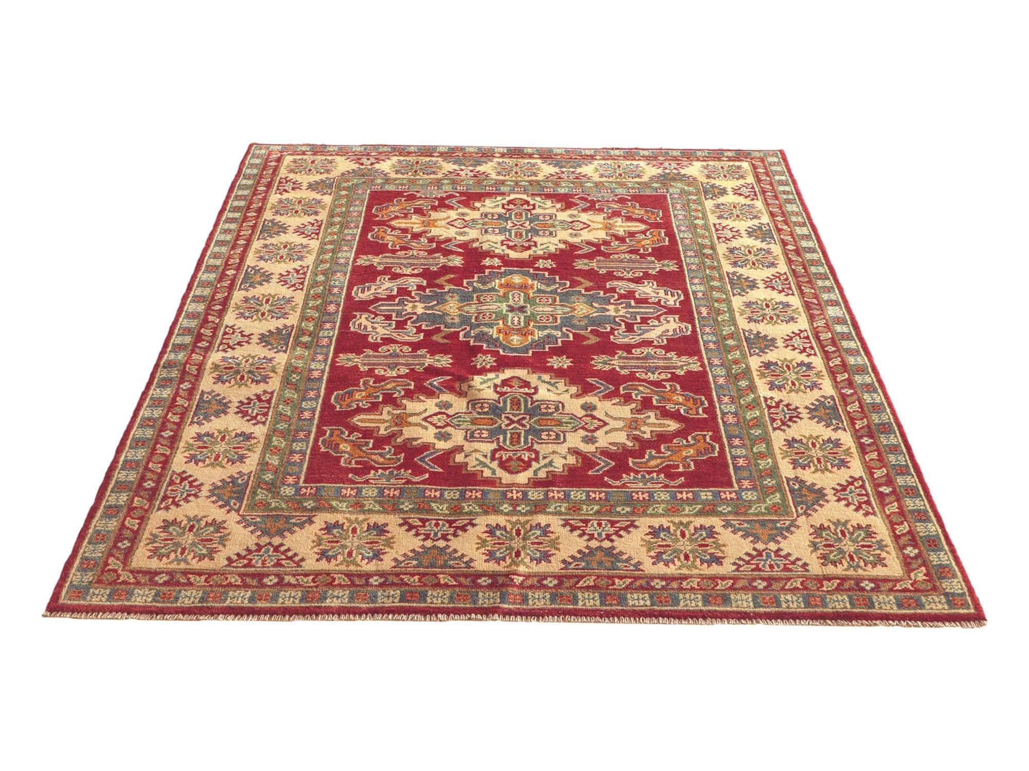Detail image 5 of 12: 5' x 6' 11 Hand Knotted Kazak Rug