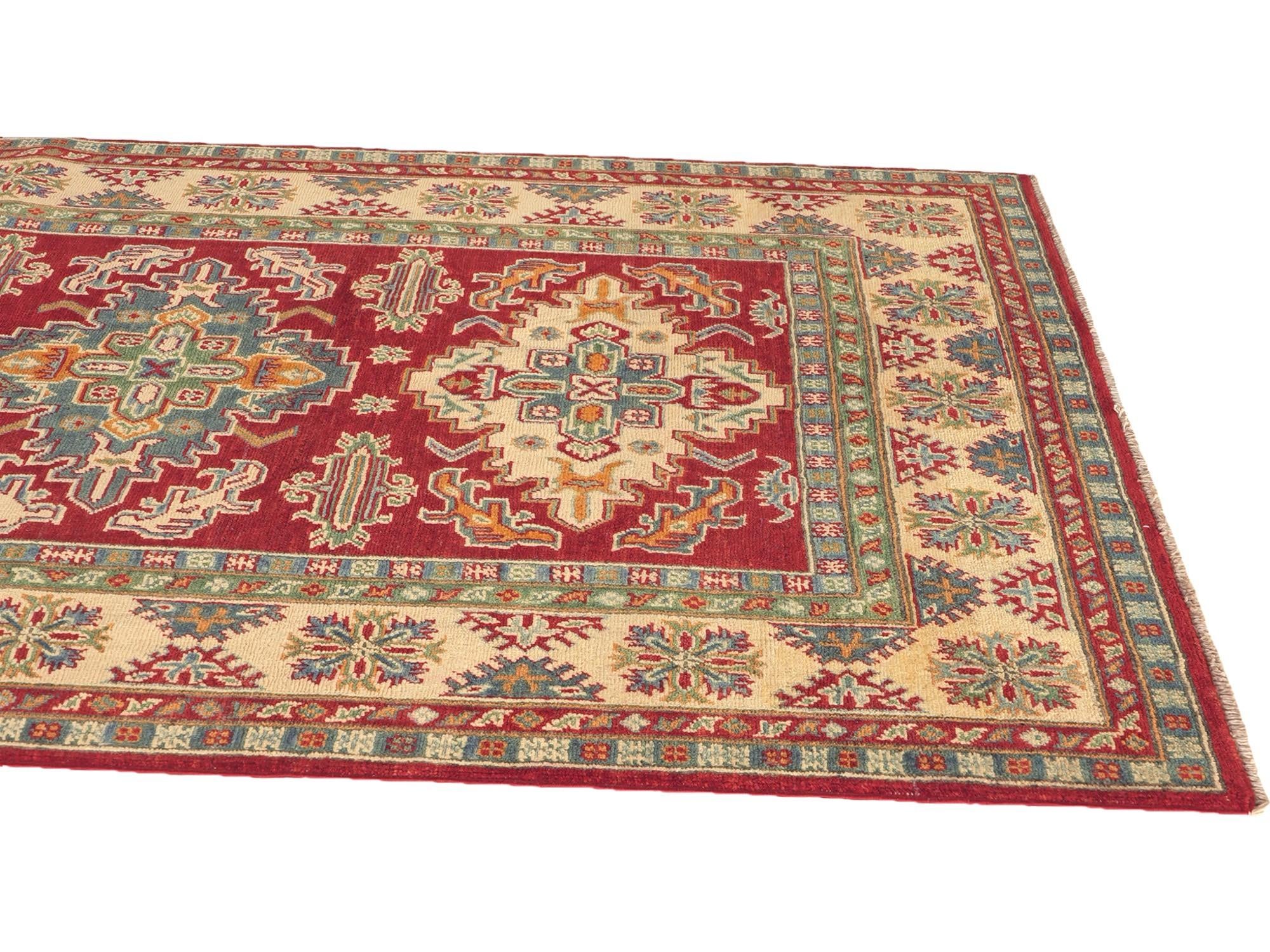 Detail image 6 of 12: 5' x 6' 11 Hand Knotted Kazak Rug
