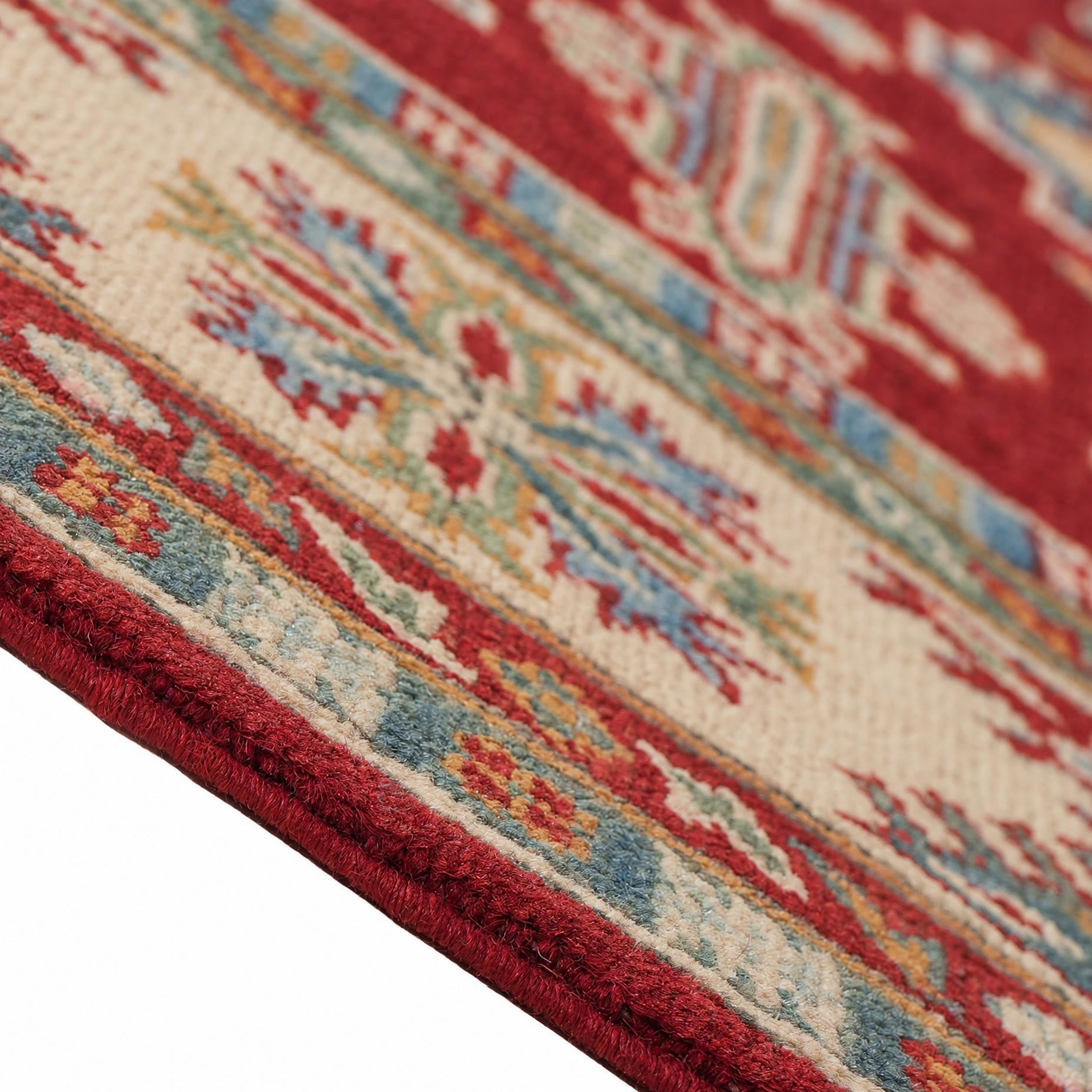 Detail image 8 of 12: 5' x 6' 11 Hand Knotted Kazak Rug