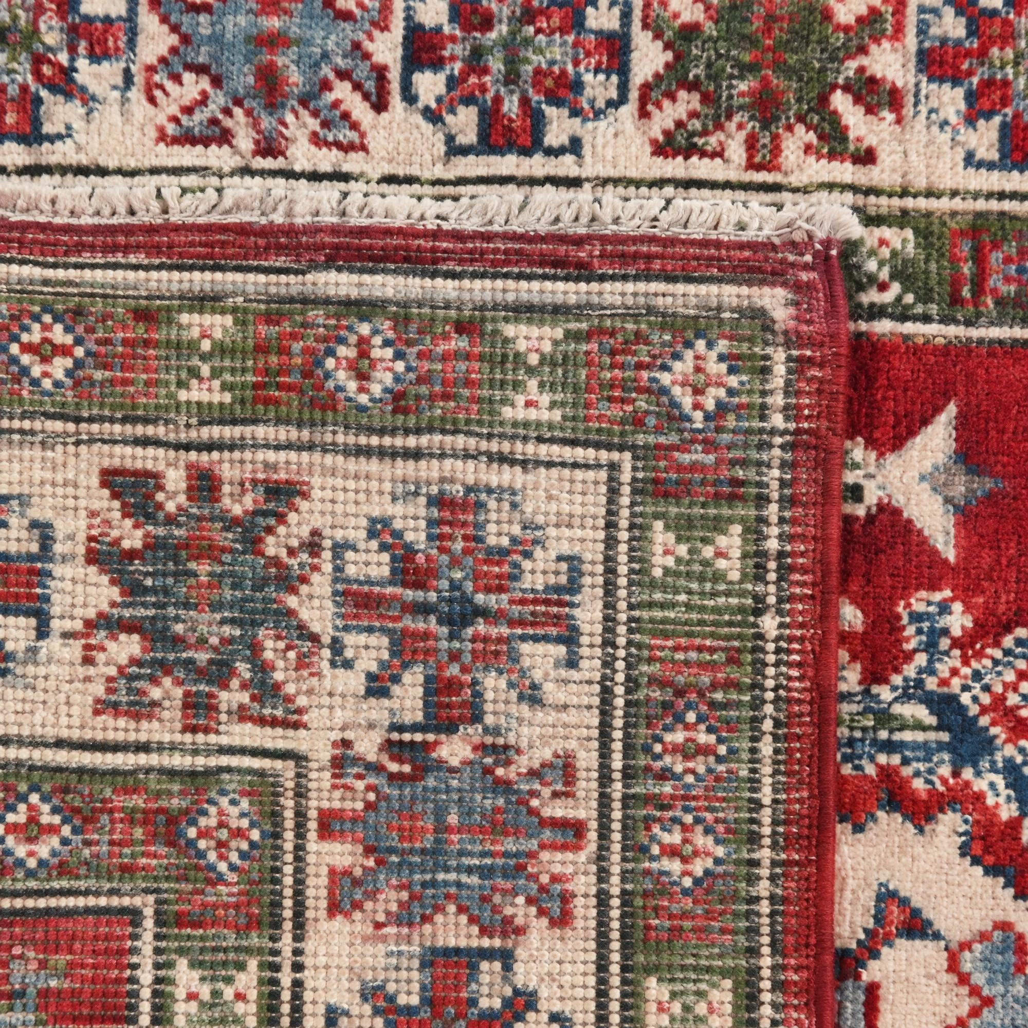 80cm x 125cm Hand Knotted Kazak Rug