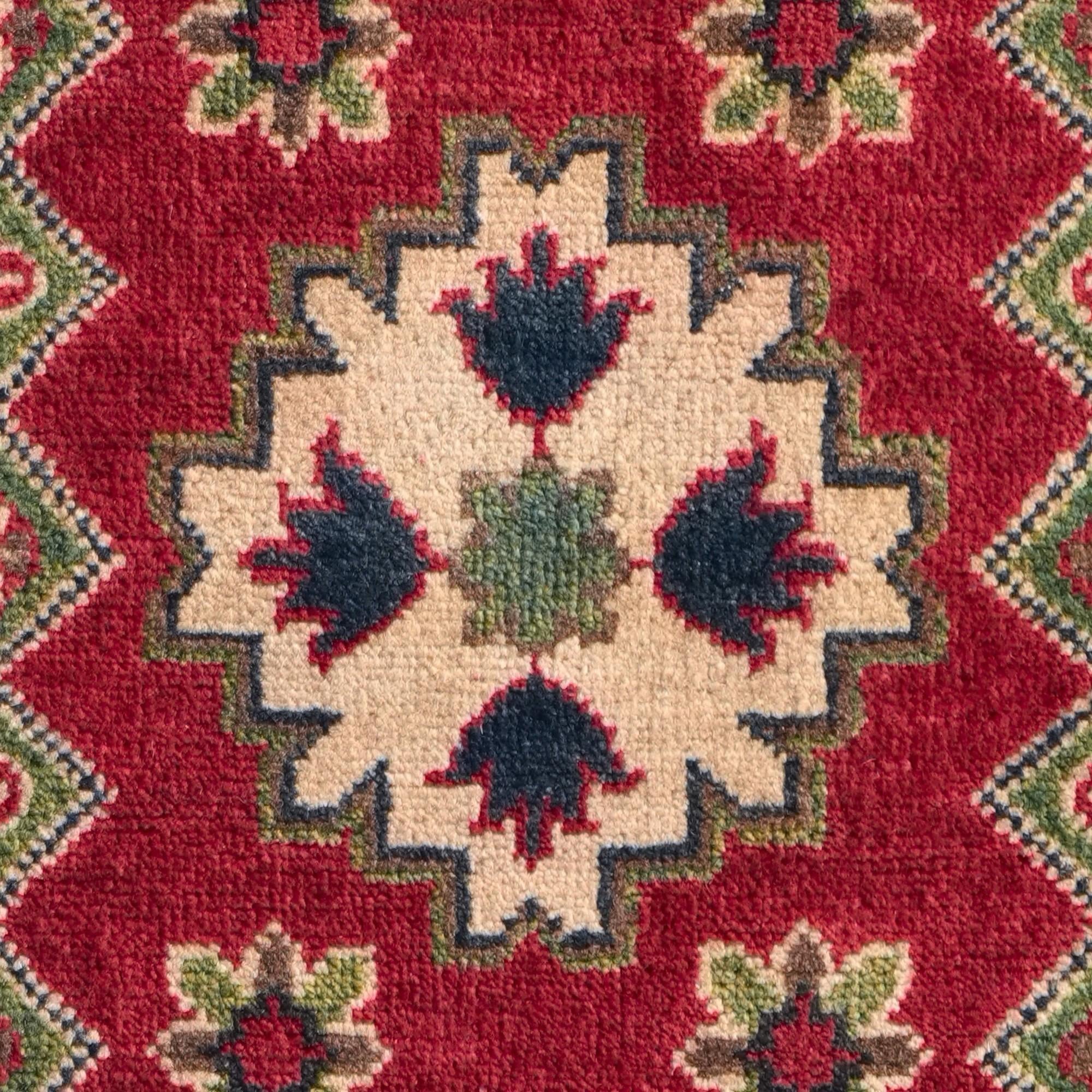 Detail image 10 of 10: 2' 6 x 4' 2 Hand Knotted Kazak Rug