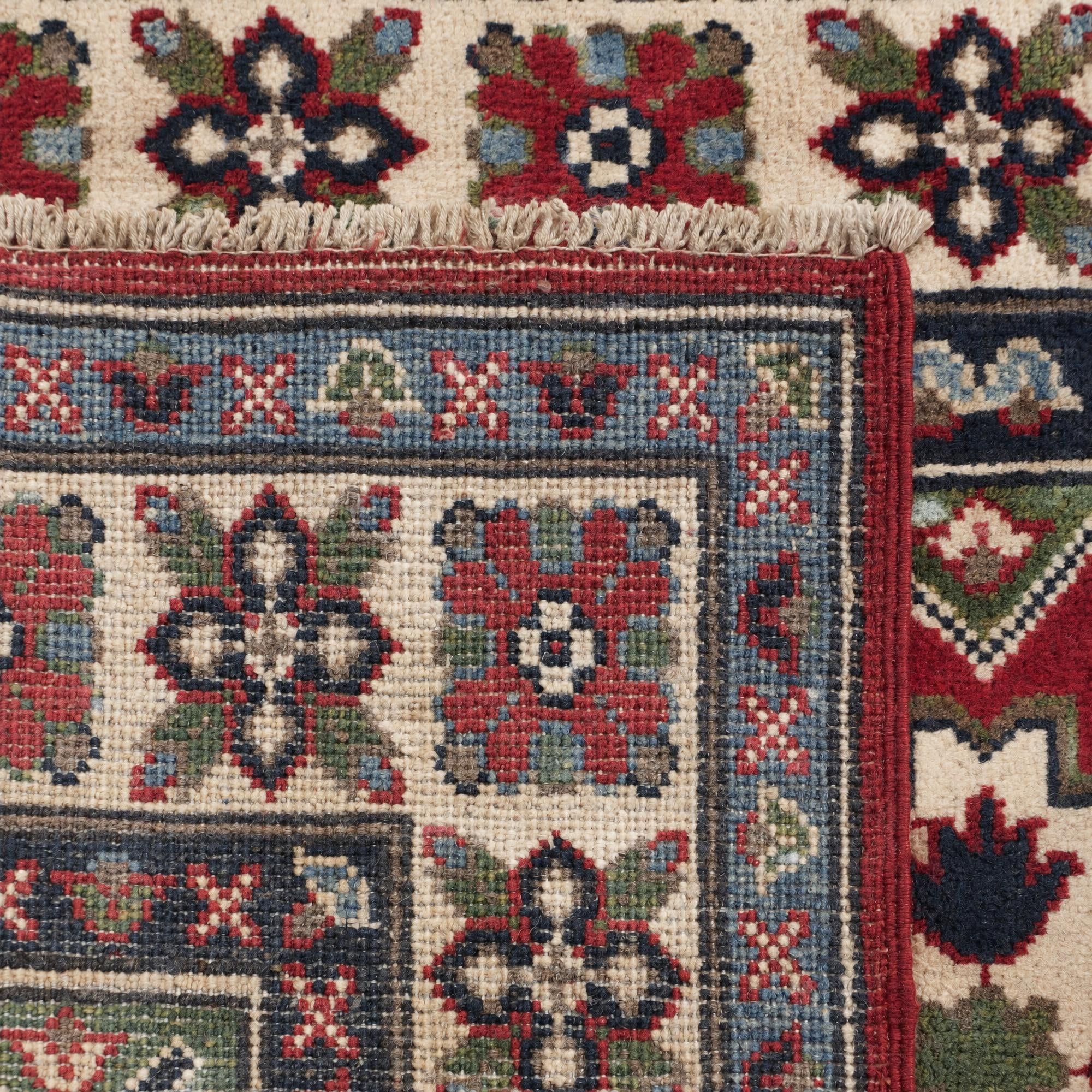 75cm x 130cm Handgeknüpft Kazak Teppich