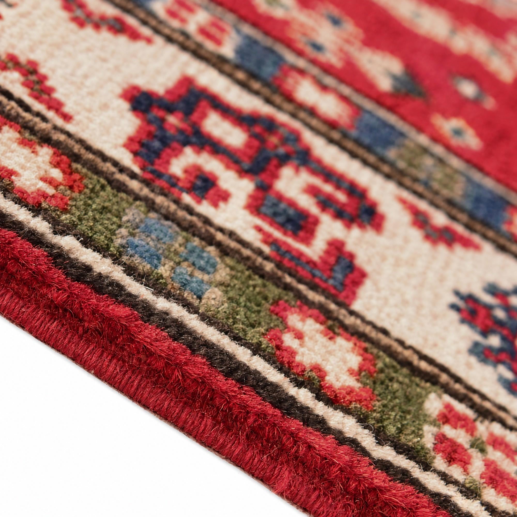 85cm x 125cm anudado a mano Kazak Alfombra