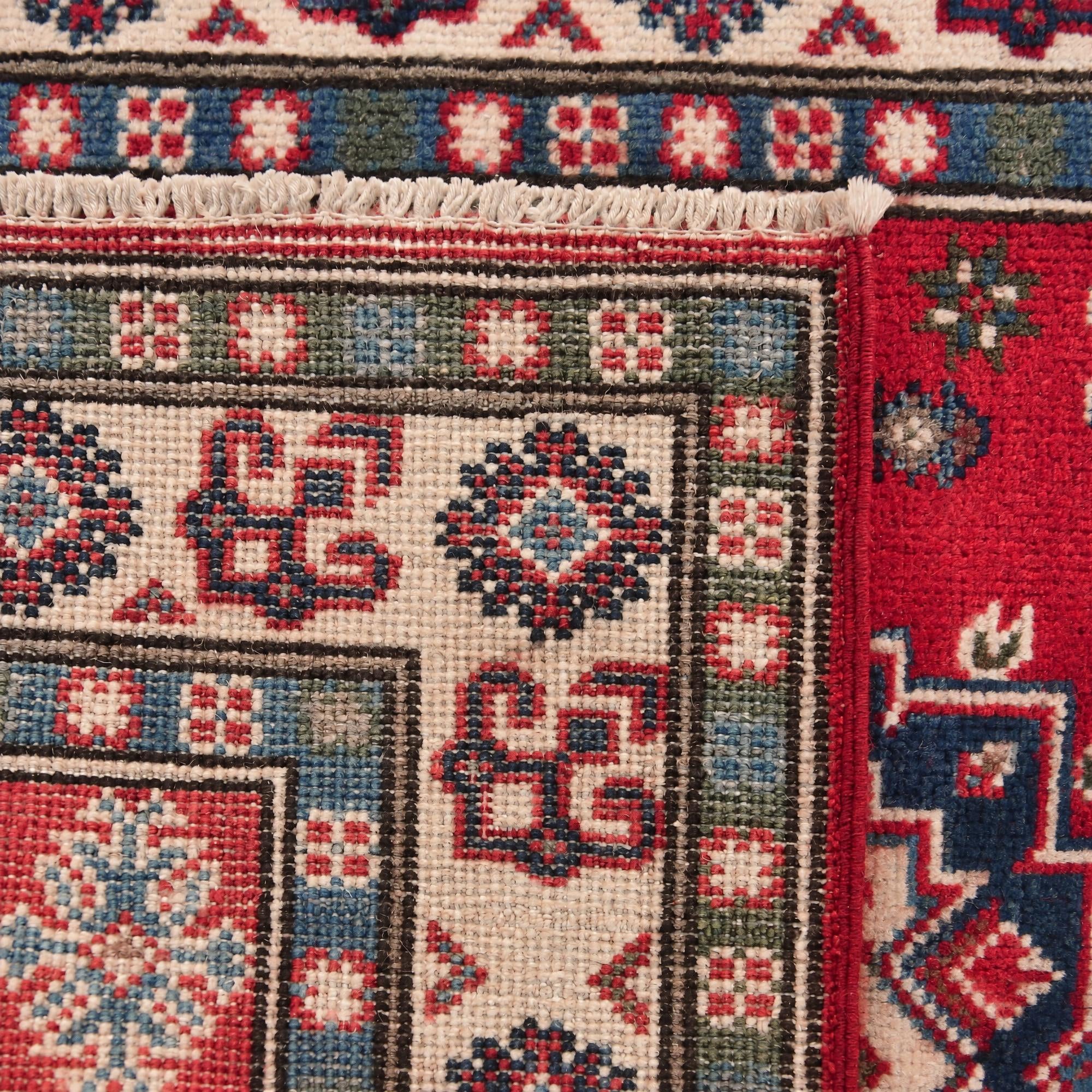 85cm x 125cm anudado a mano Kazak Alfombra