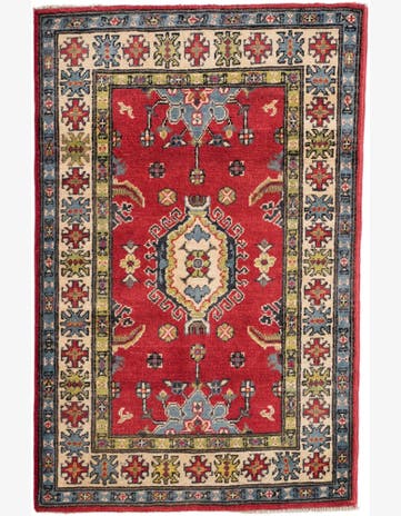 2' 8 x 4' 1 Hand Knotted Kazak Rug