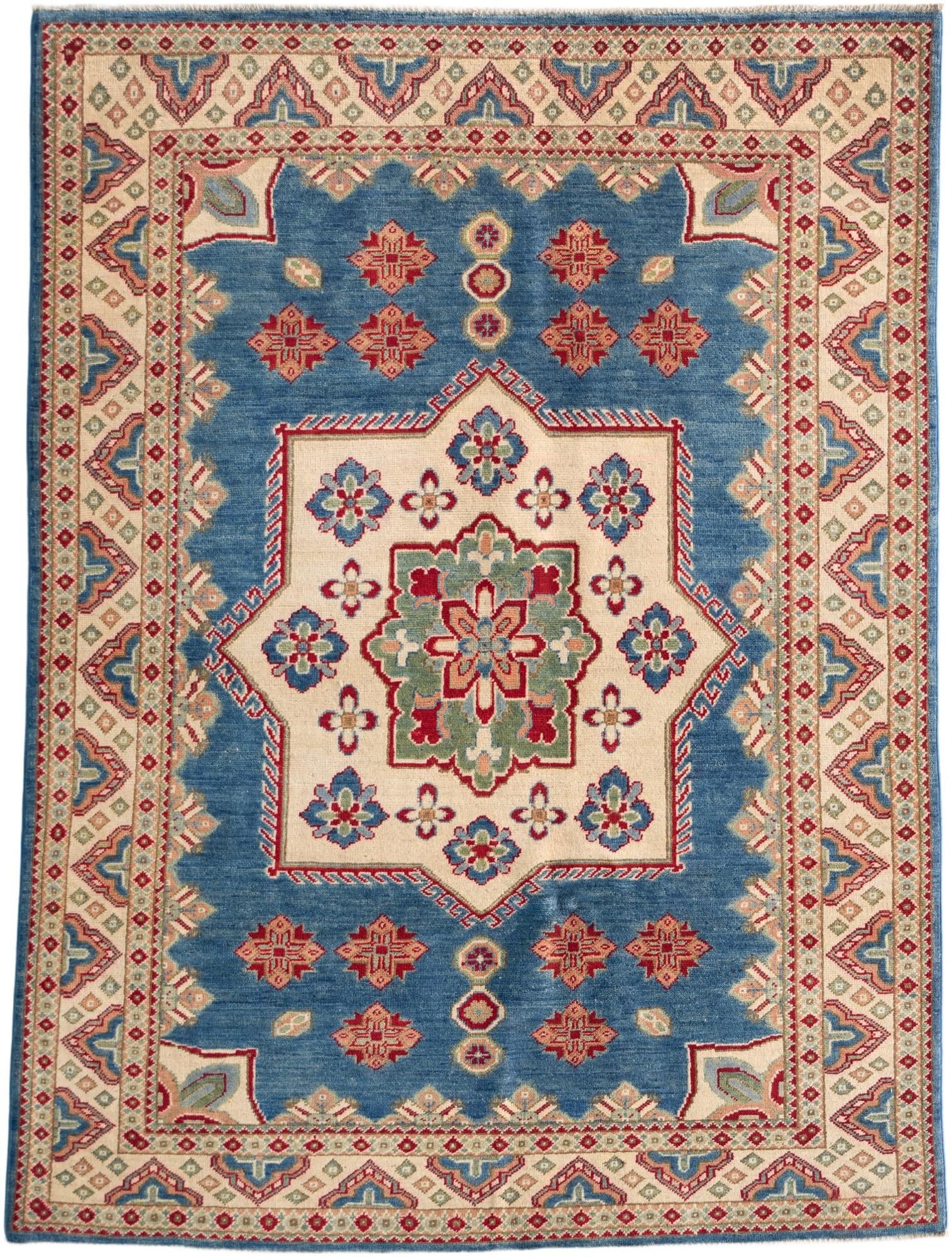 Detail image 2 of 11: 4' 9 x 6' 4 Hand Knotted Kazak Rug