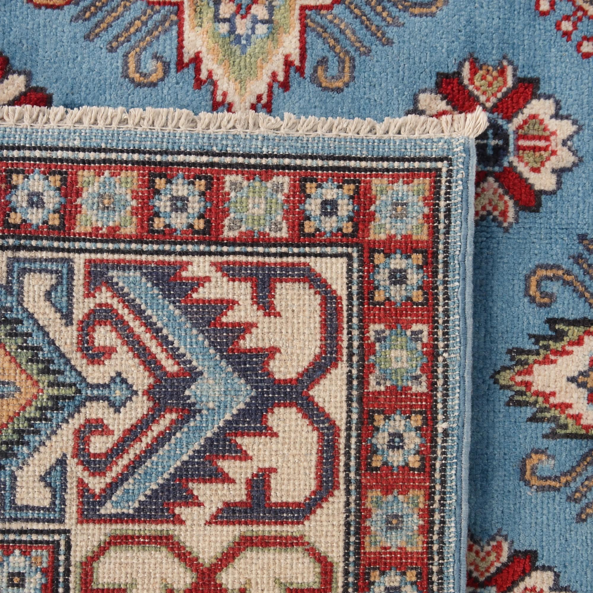 4' 11 x 6' 11 Hand Knotted Kazak Rug