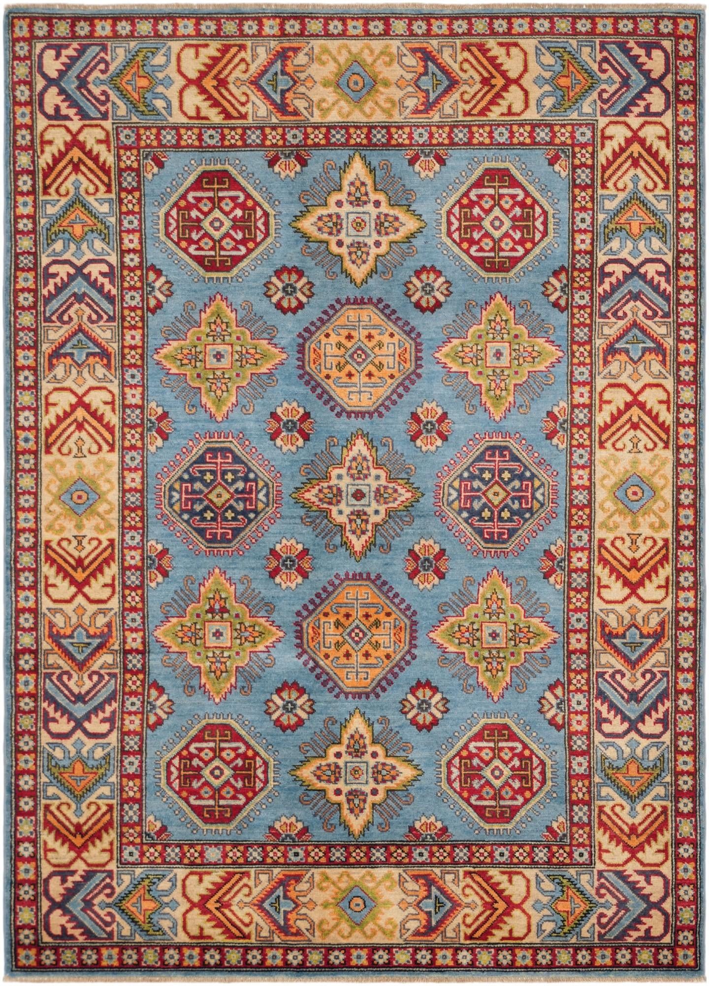 4' 11 x 6' 11 Hand Knotted Kazak Rug