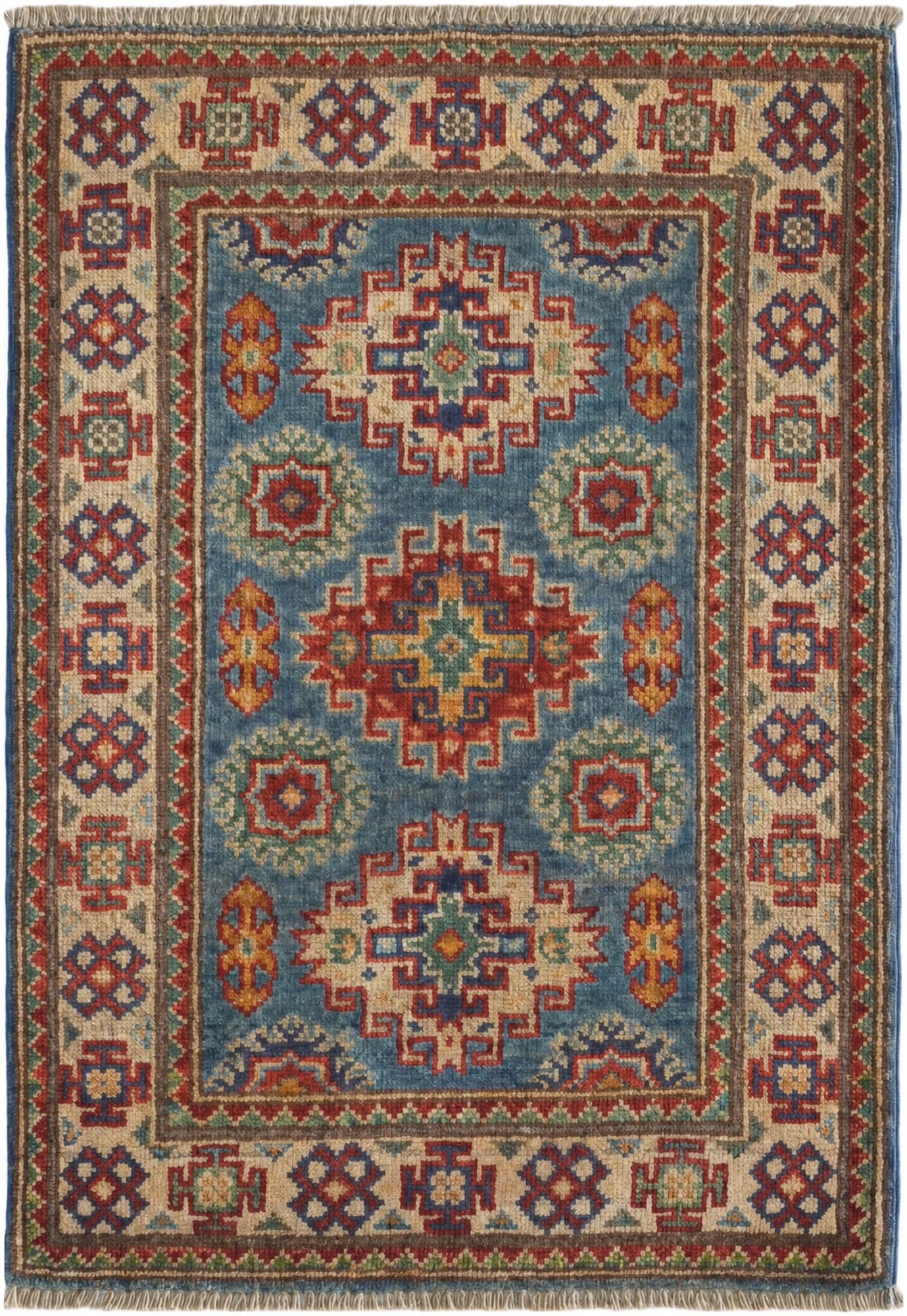 2' 1 x 3' 1 Hand Knotted Kazak Rug