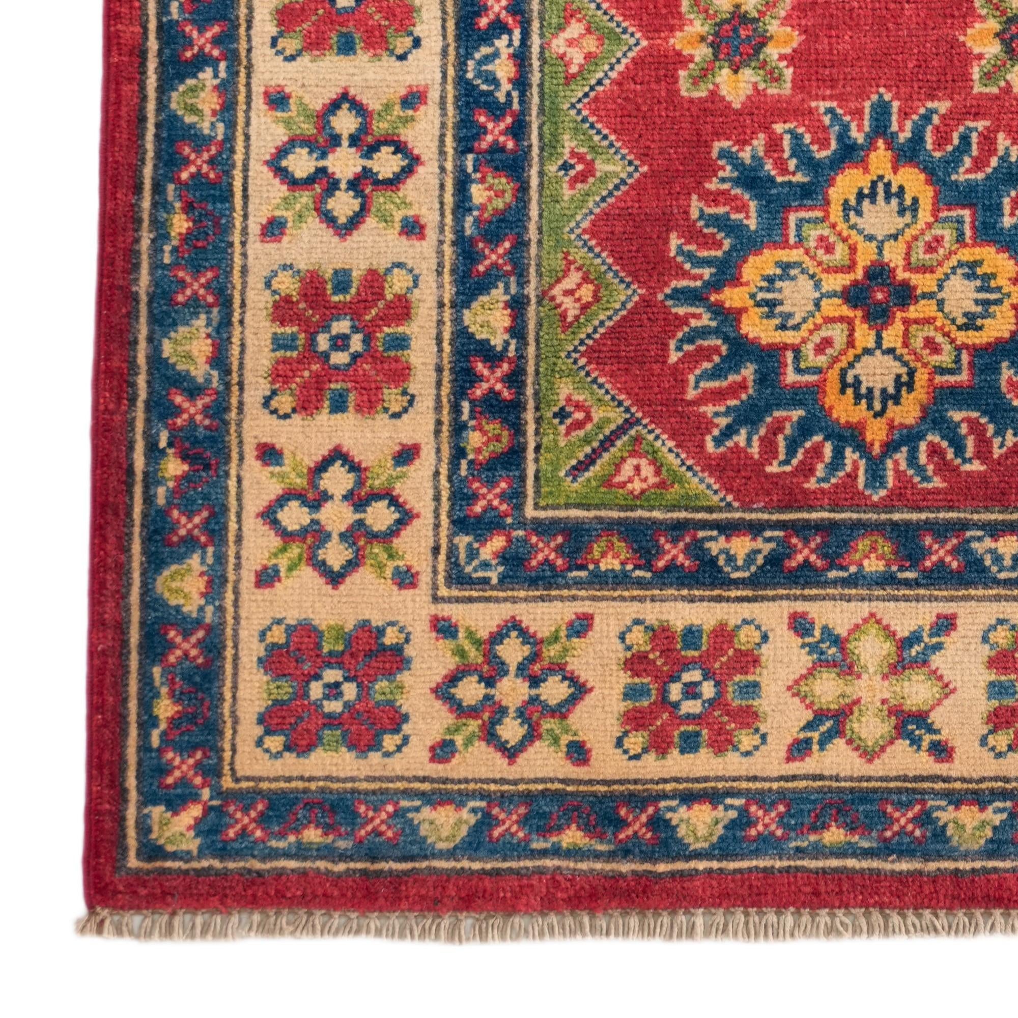 2' 7 x 3' 10 Hand Knotted Kazak Rug