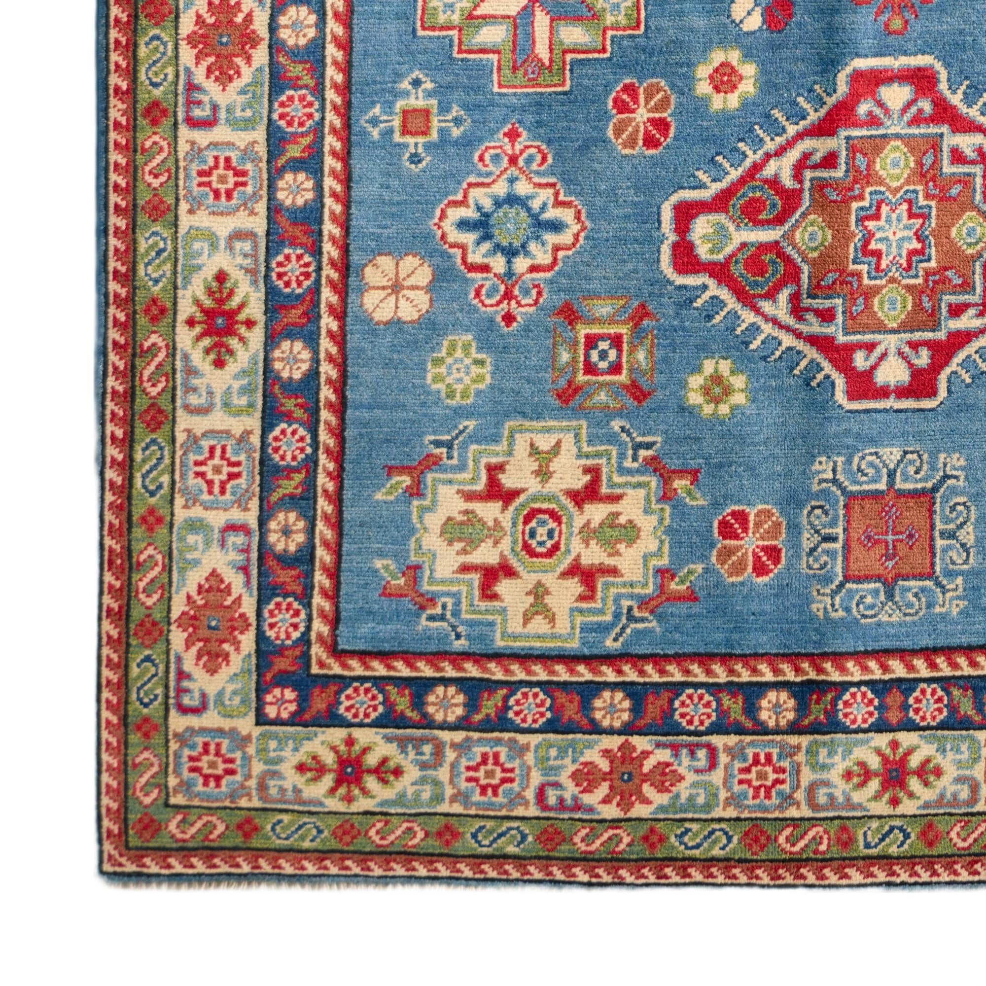 Detail image 7 of 11: 5' 1 x 7' Hand Knotted Kazak Rug
