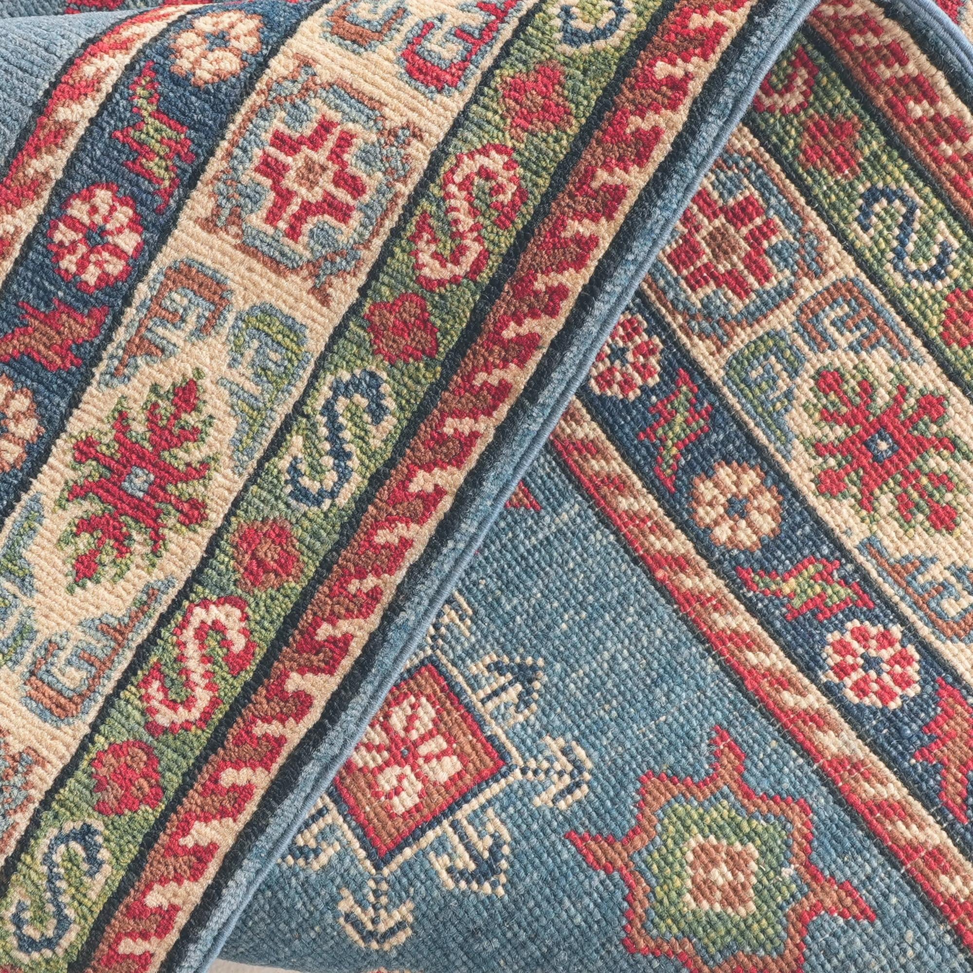 Detail image 9 of 11: 5' 1 x 7' Hand Knotted Kazak Rug