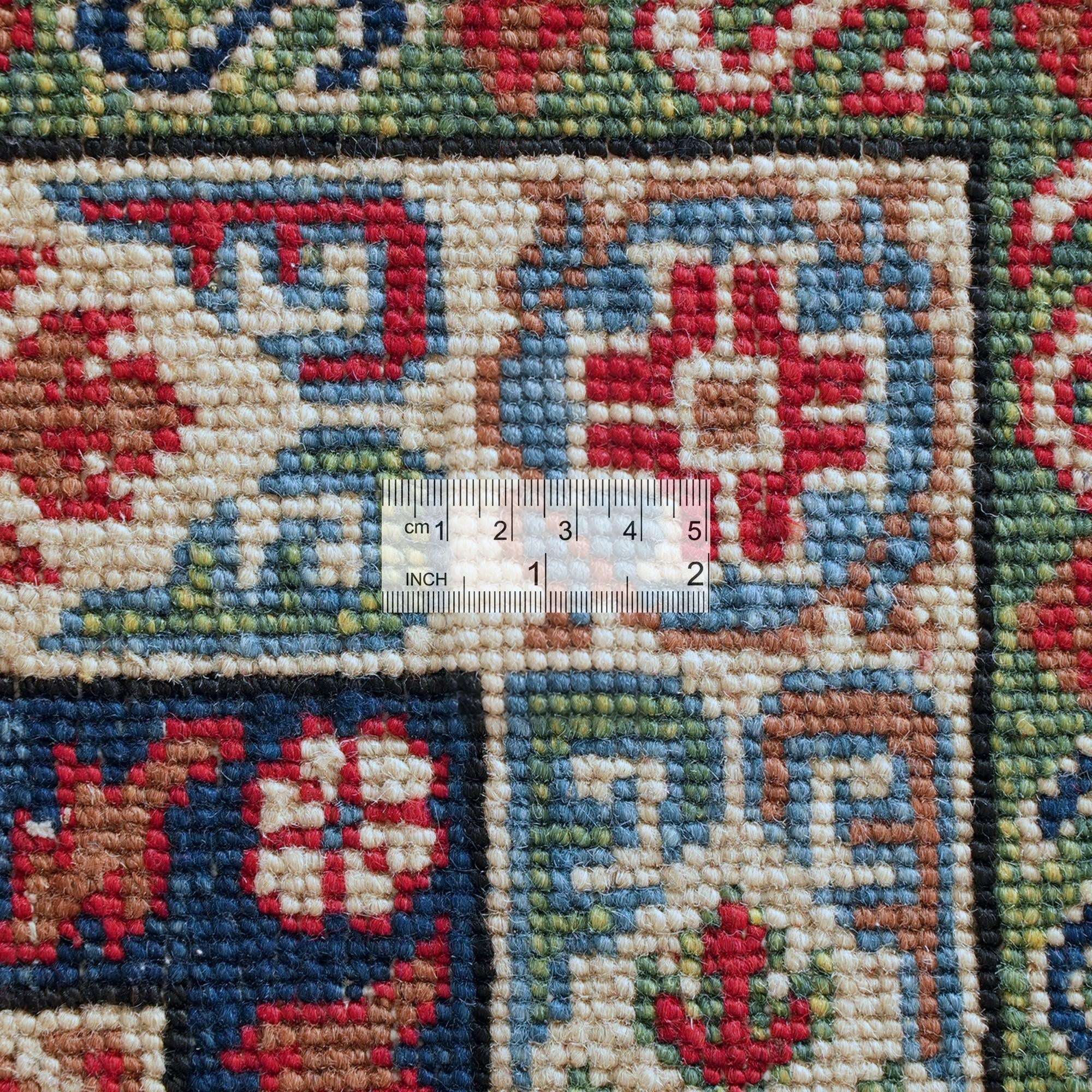 Detail image 10 of 11: 5' 1 x 7' Hand Knotted Kazak Rug