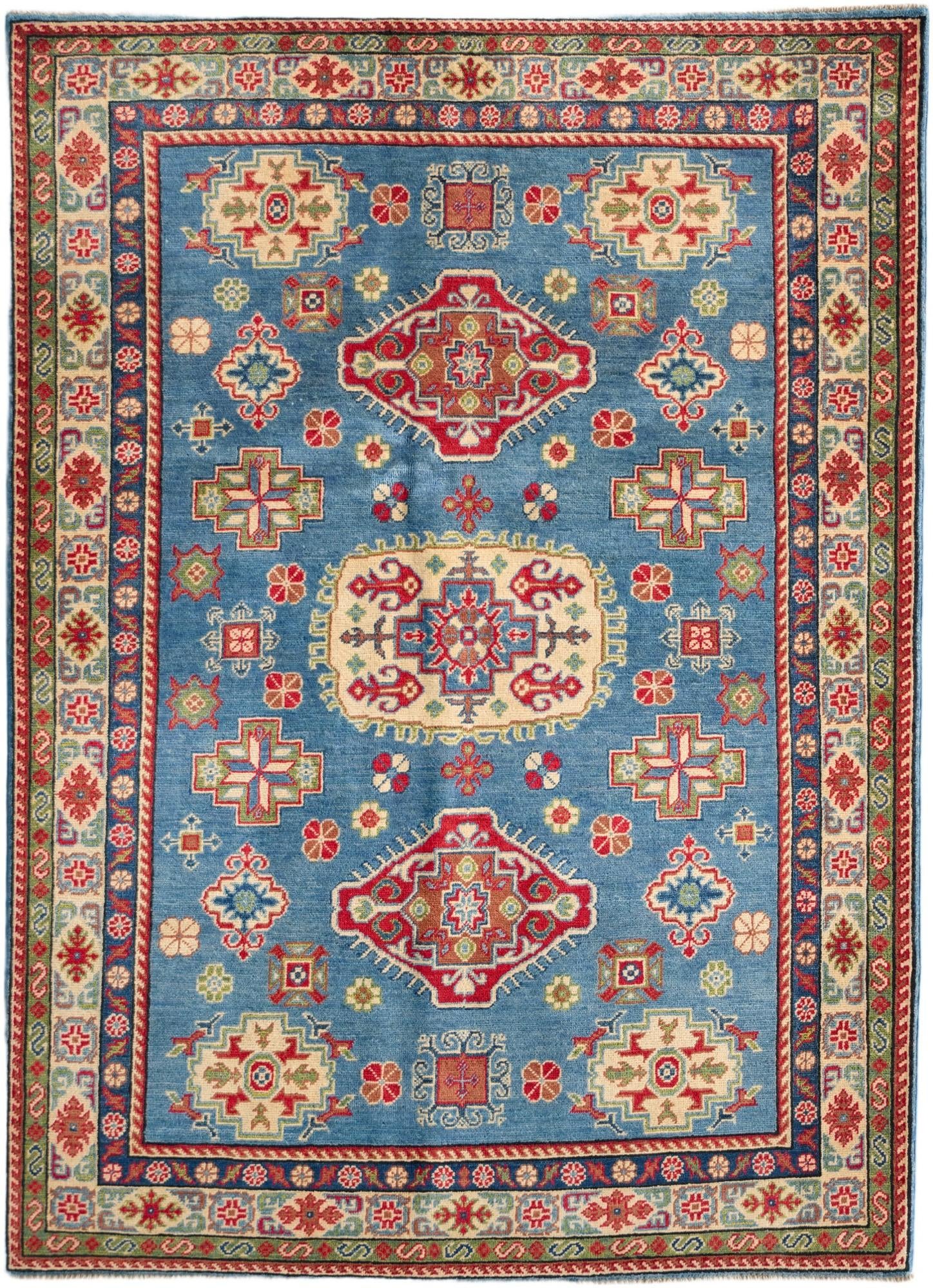 Detail image 2 of 11: 5' 1 x 7' Hand Knotted Kazak Rug