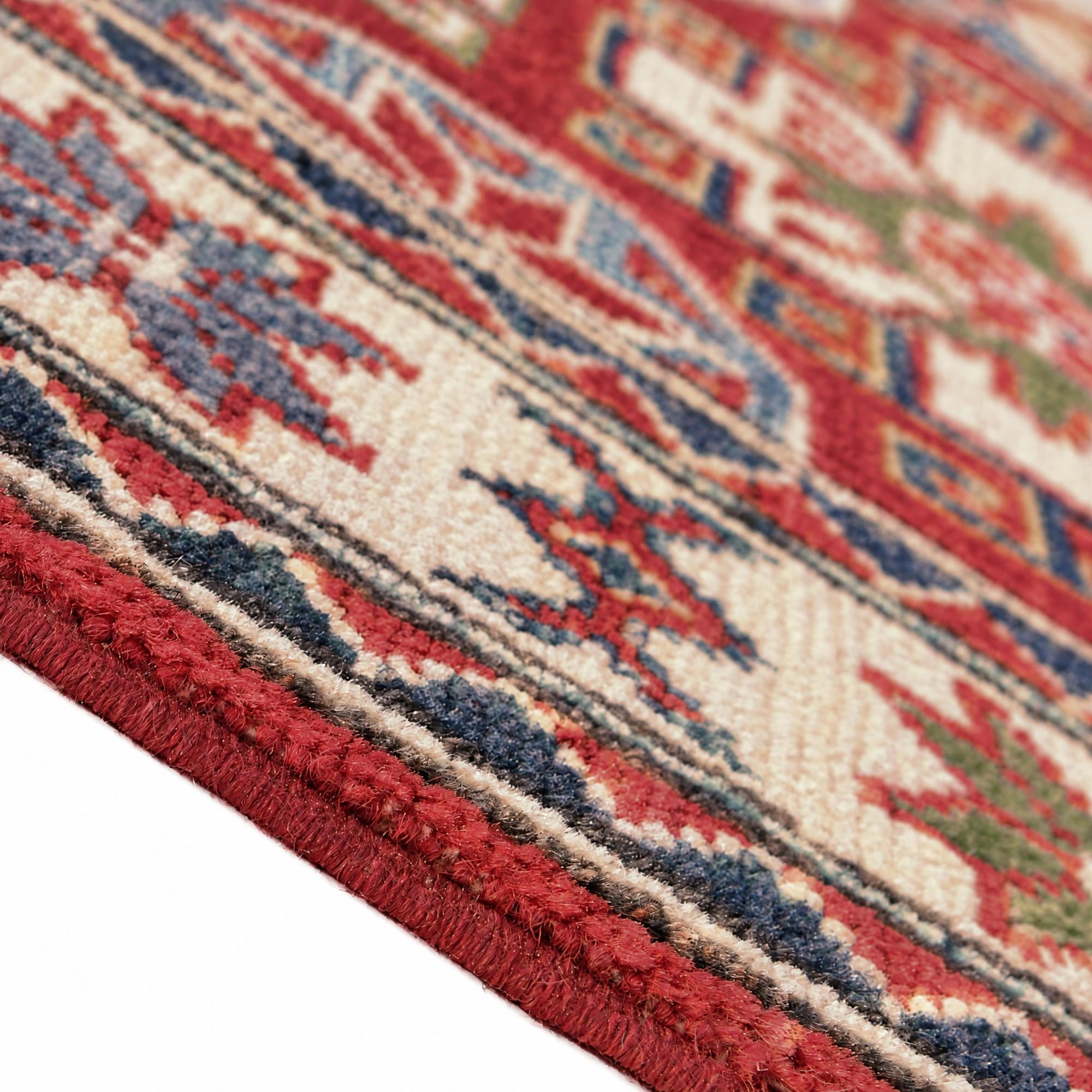60cm x 95cm Hand Knotted Kazak Rug