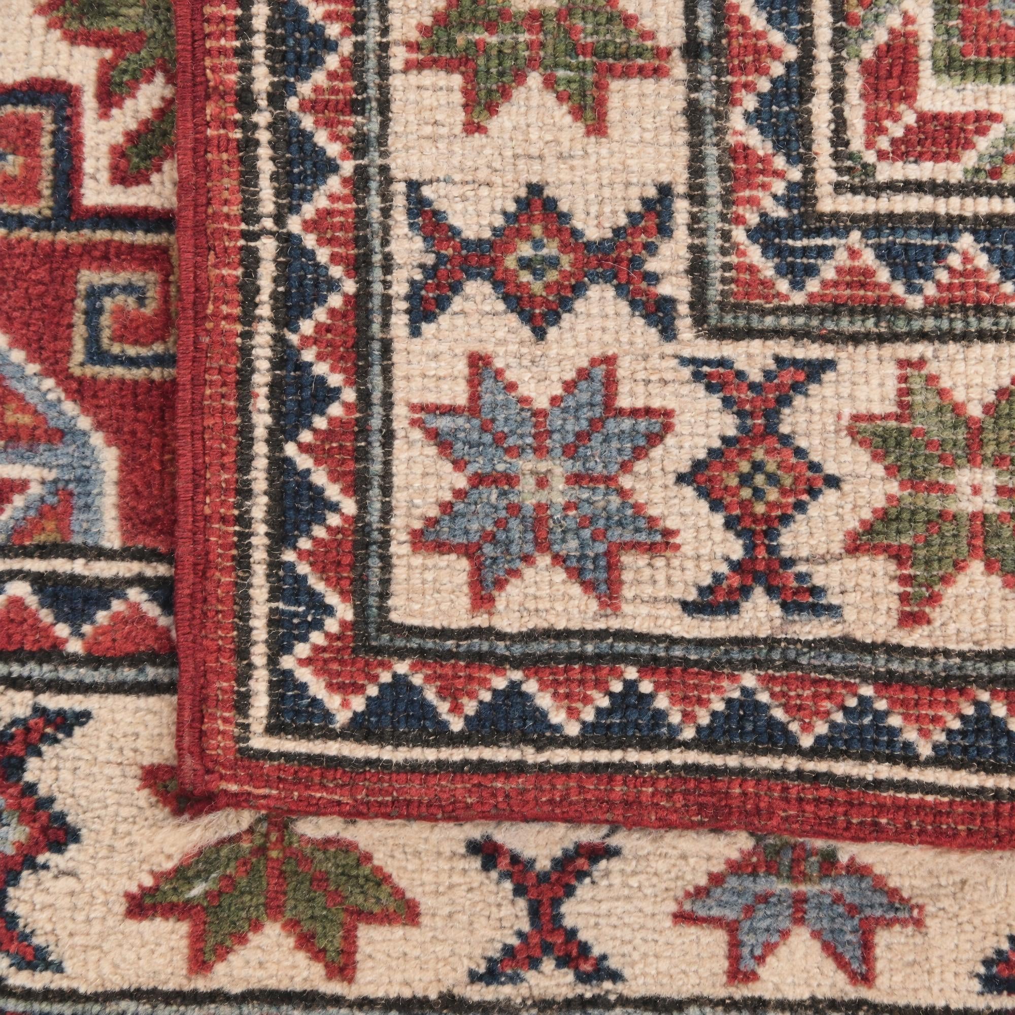 60cm x 95cm Hand Knotted Kazak Rug