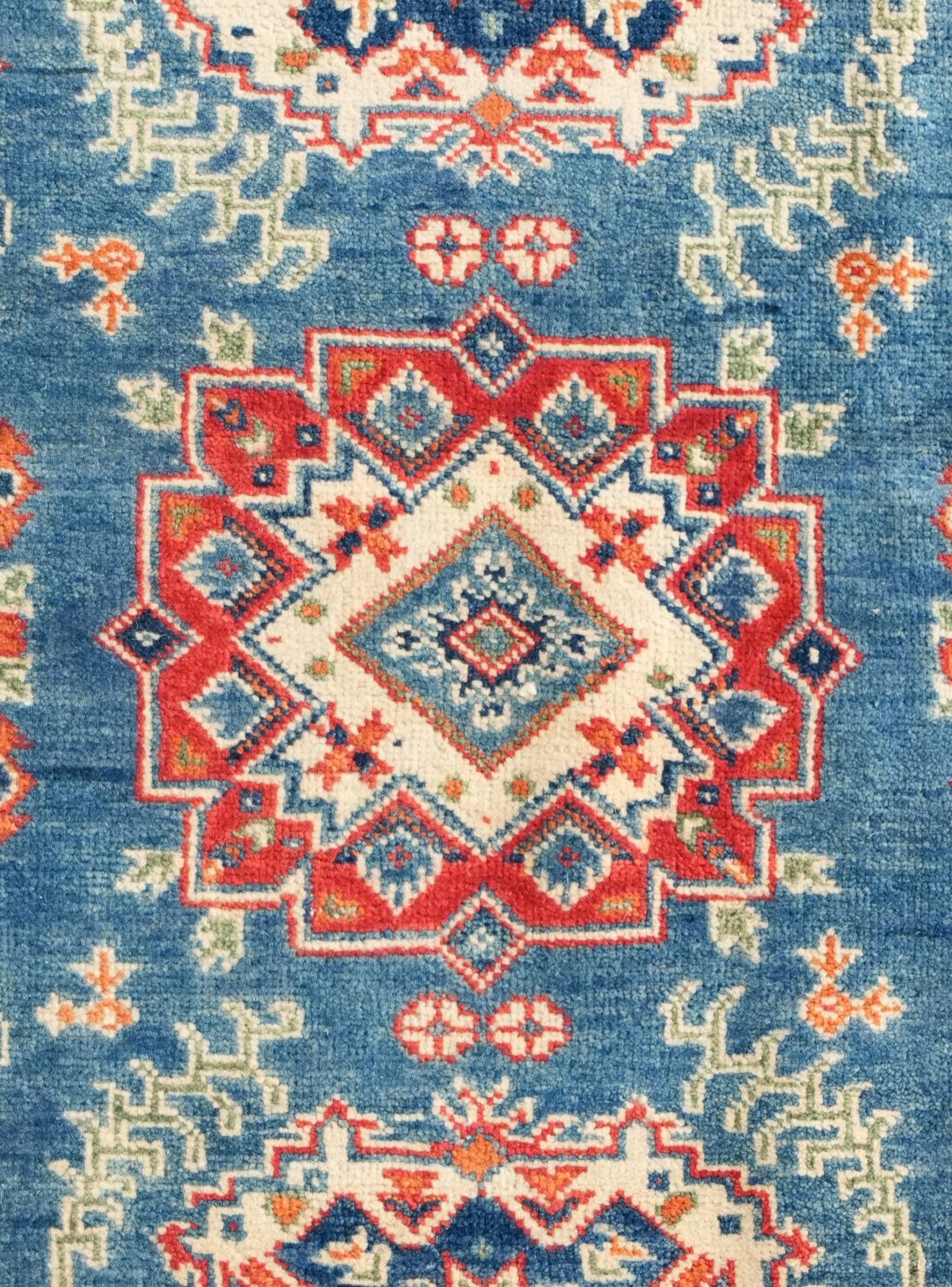 3' 6 x 4' 11 Hand Knotted Kazak Rug
