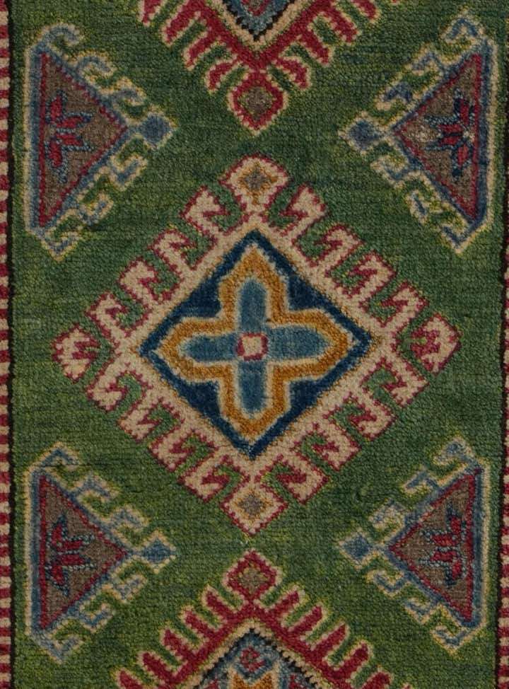 1' 11 x 2' 10 Hand Knotted Kazak Rug