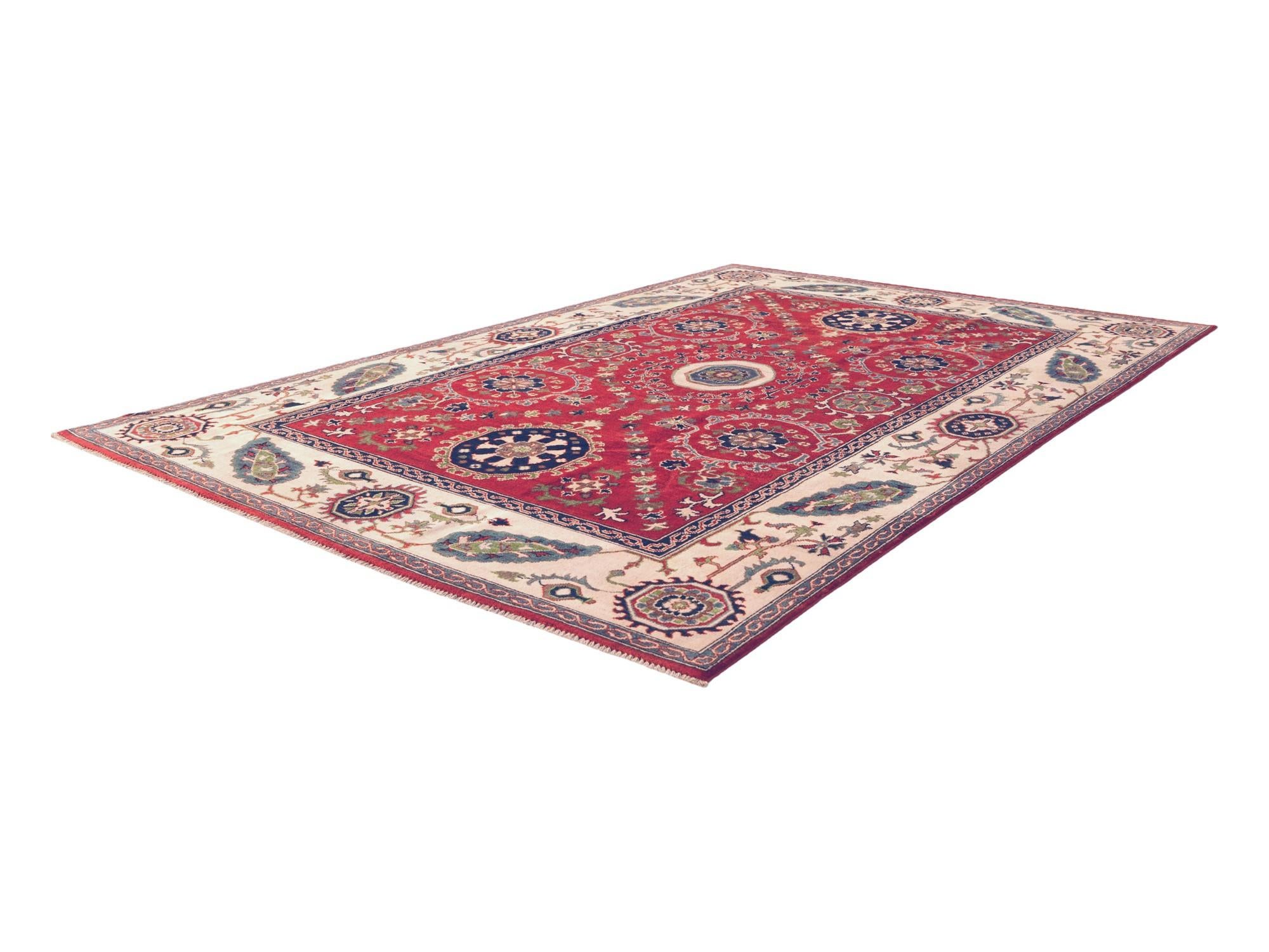 6' 5 x 9' 7 Hand Knotted Kazak Rug