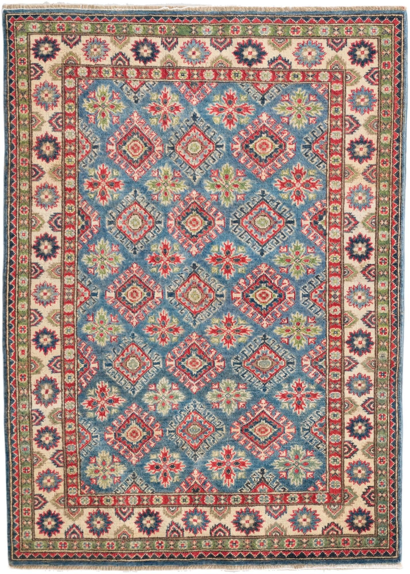 3' 11 x 5' 6 Hand Knotted Kazak Rug