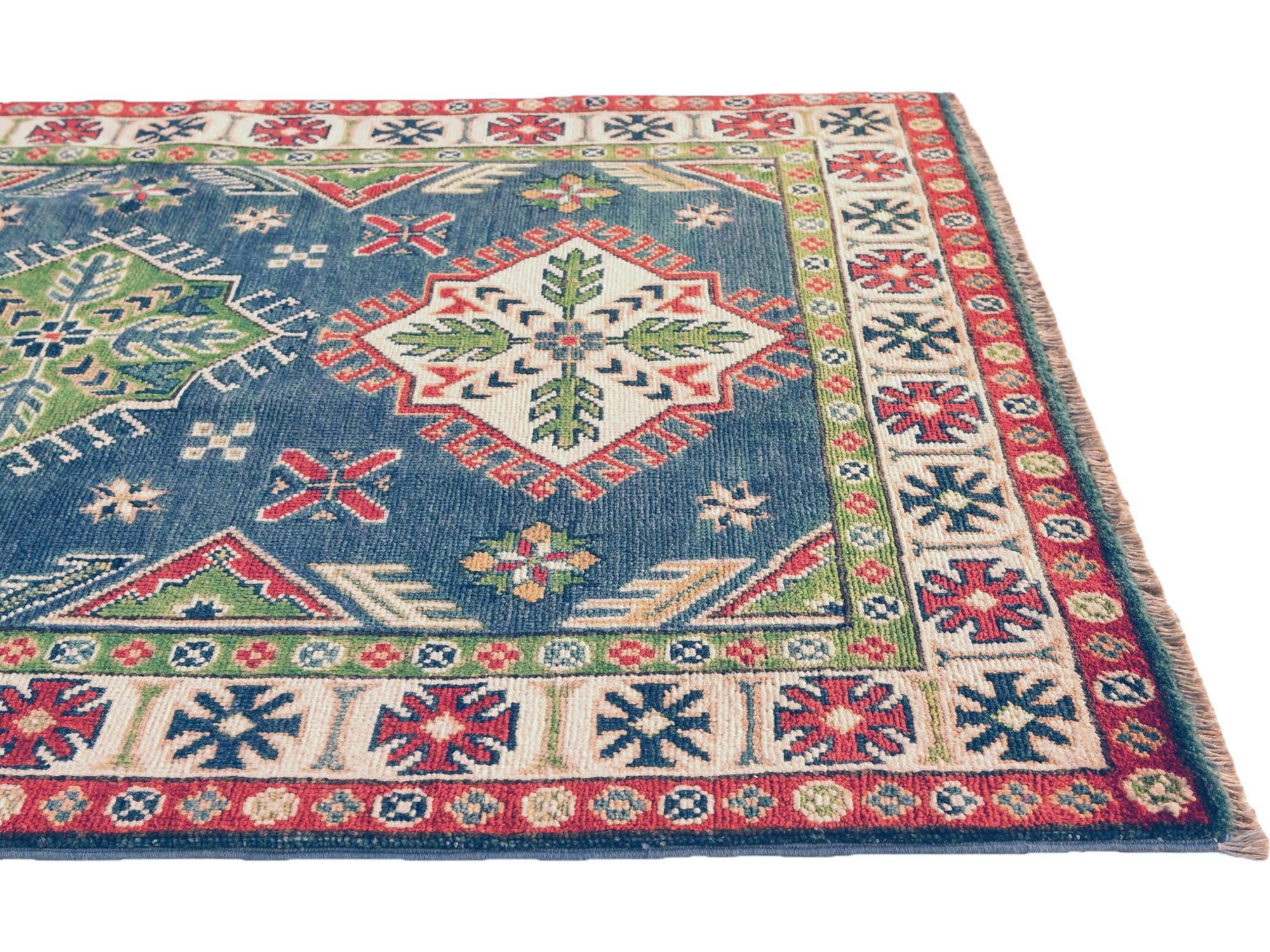 100cm x 145cm Hand Knotted Kazak Rug