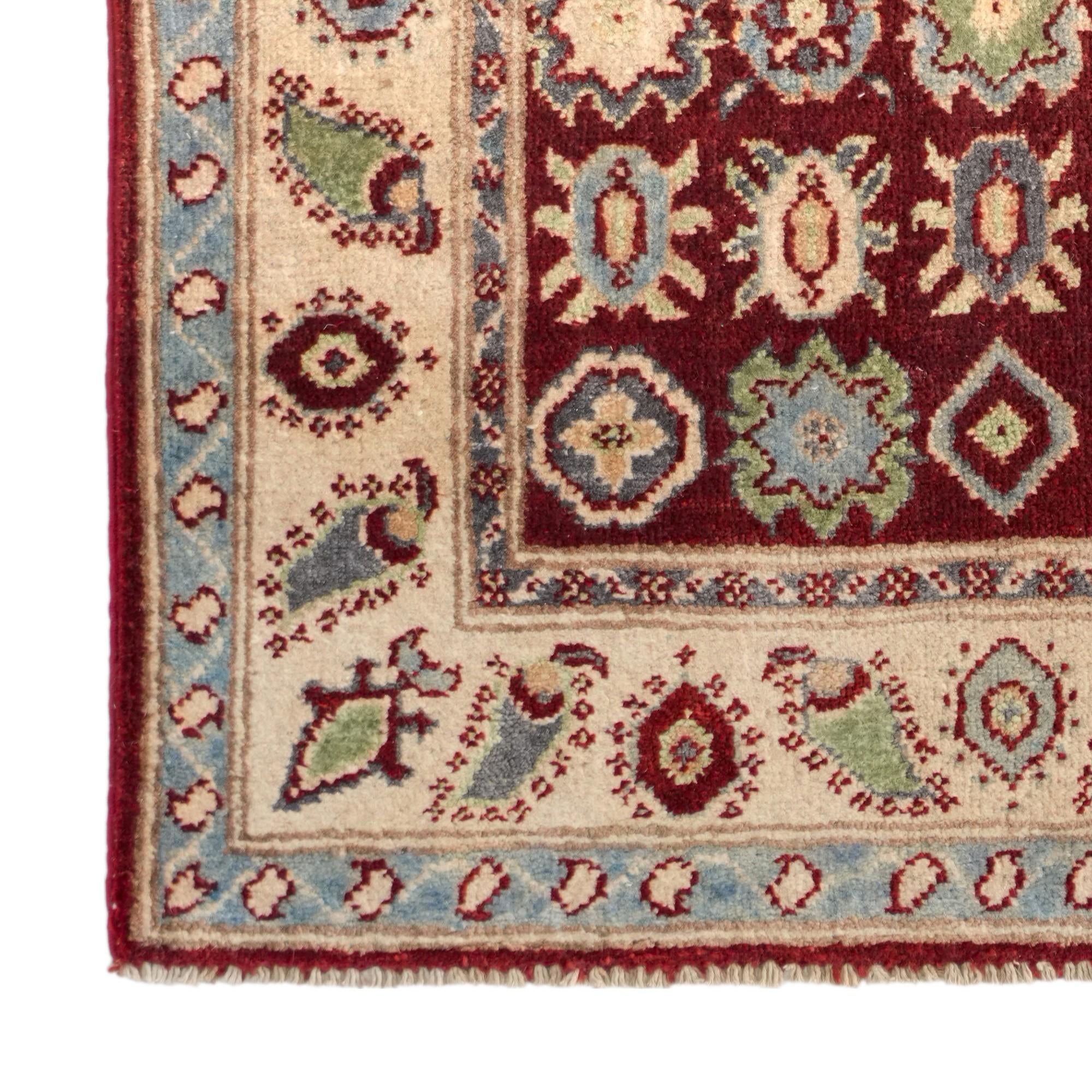 2' 8 x 4' 4 Hand Knotted Kazak Rug
