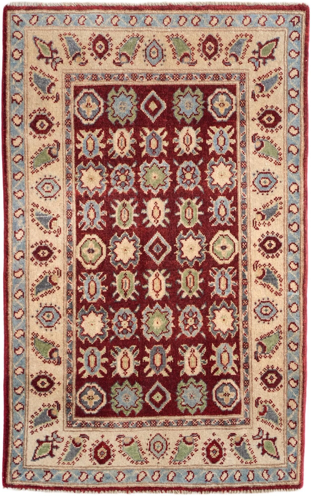 2' 8 x 4' 4 Hand Knotted Kazak Rug