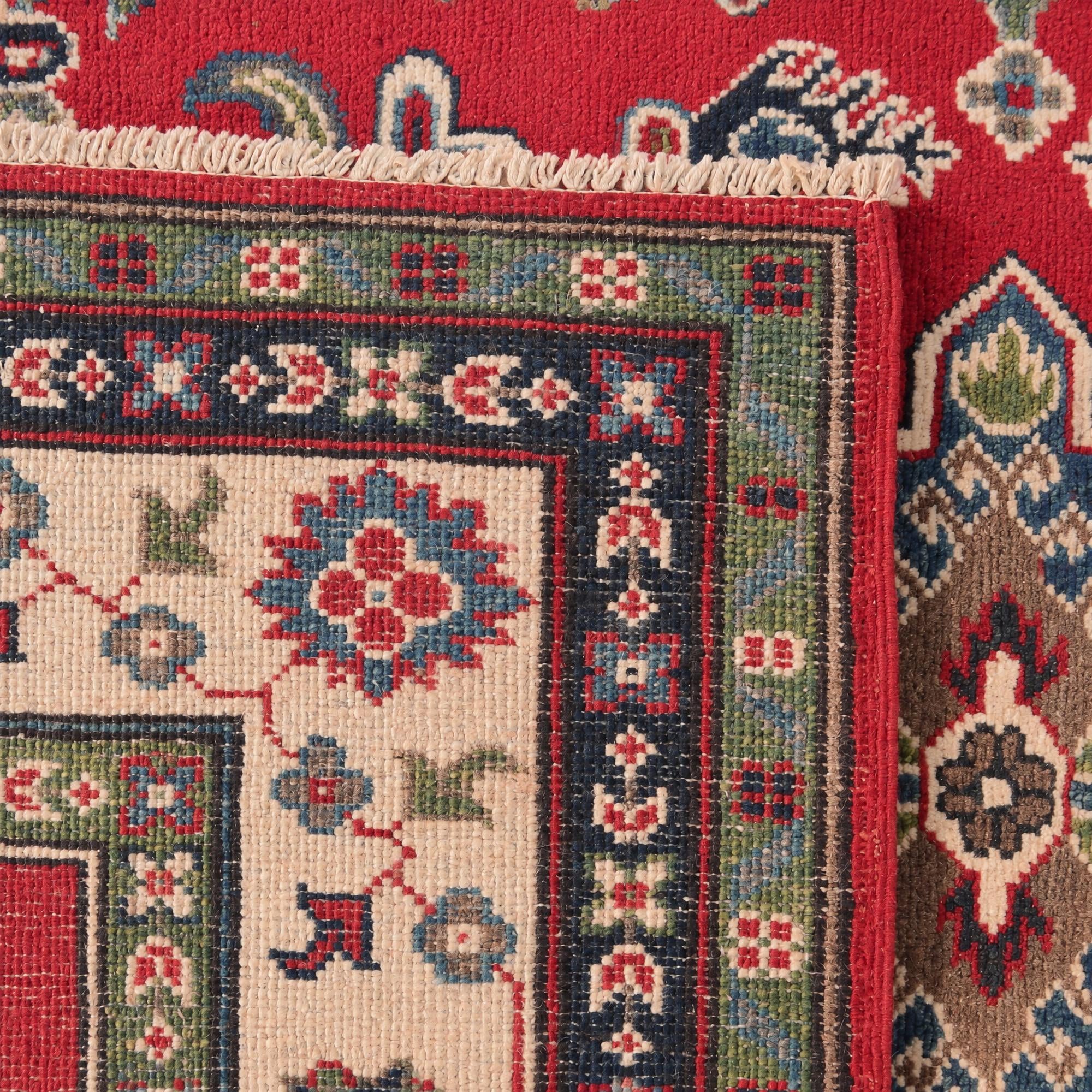 130cm x 185cm Handgeknüpft Kazak Teppich