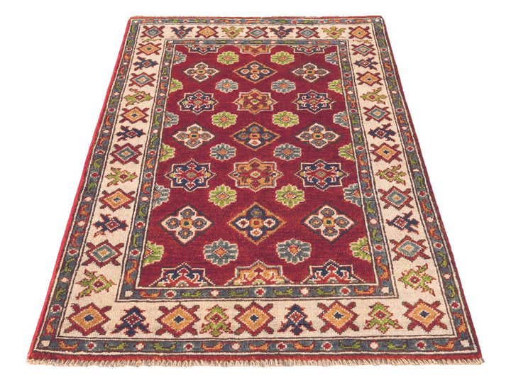 2' 7 x 4' 4 Hand Knotted Kazak Rug