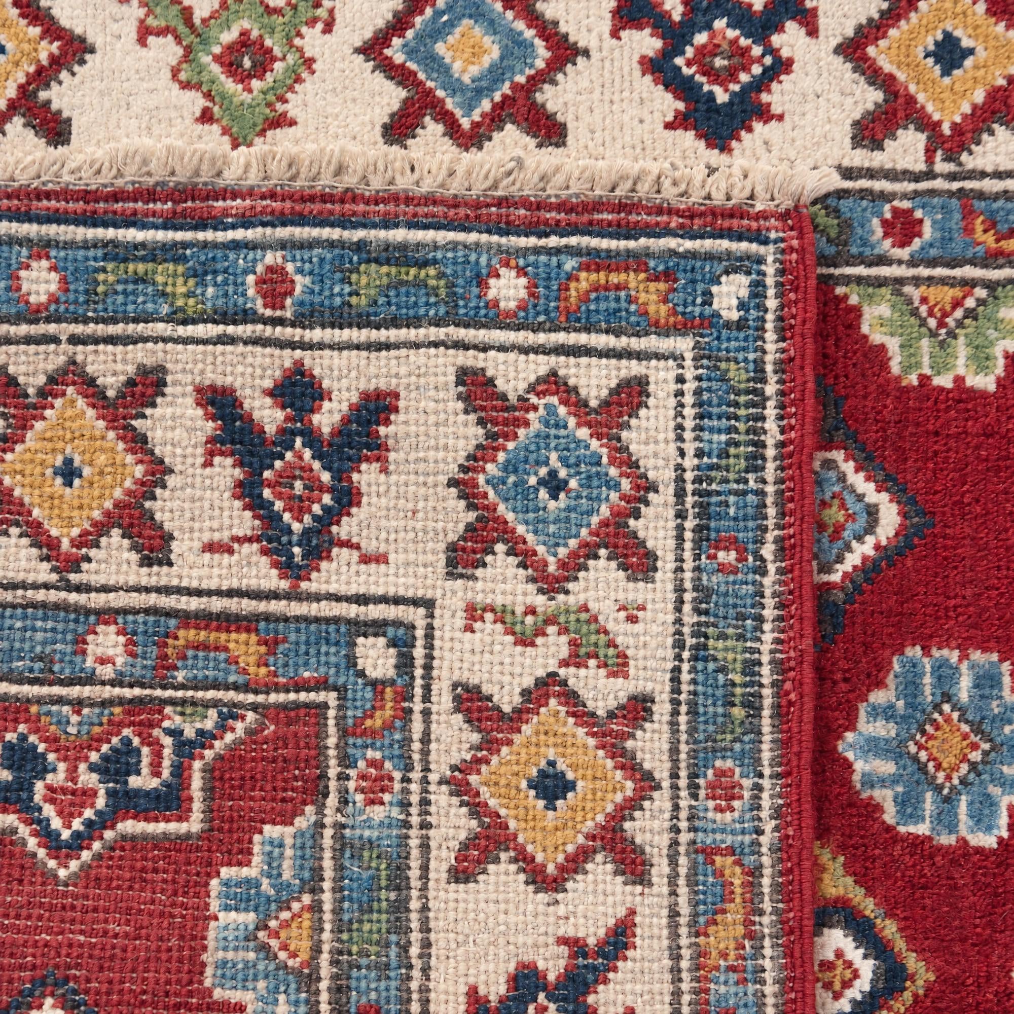 80cm x 130cm Hand Knotted Kazak Rug