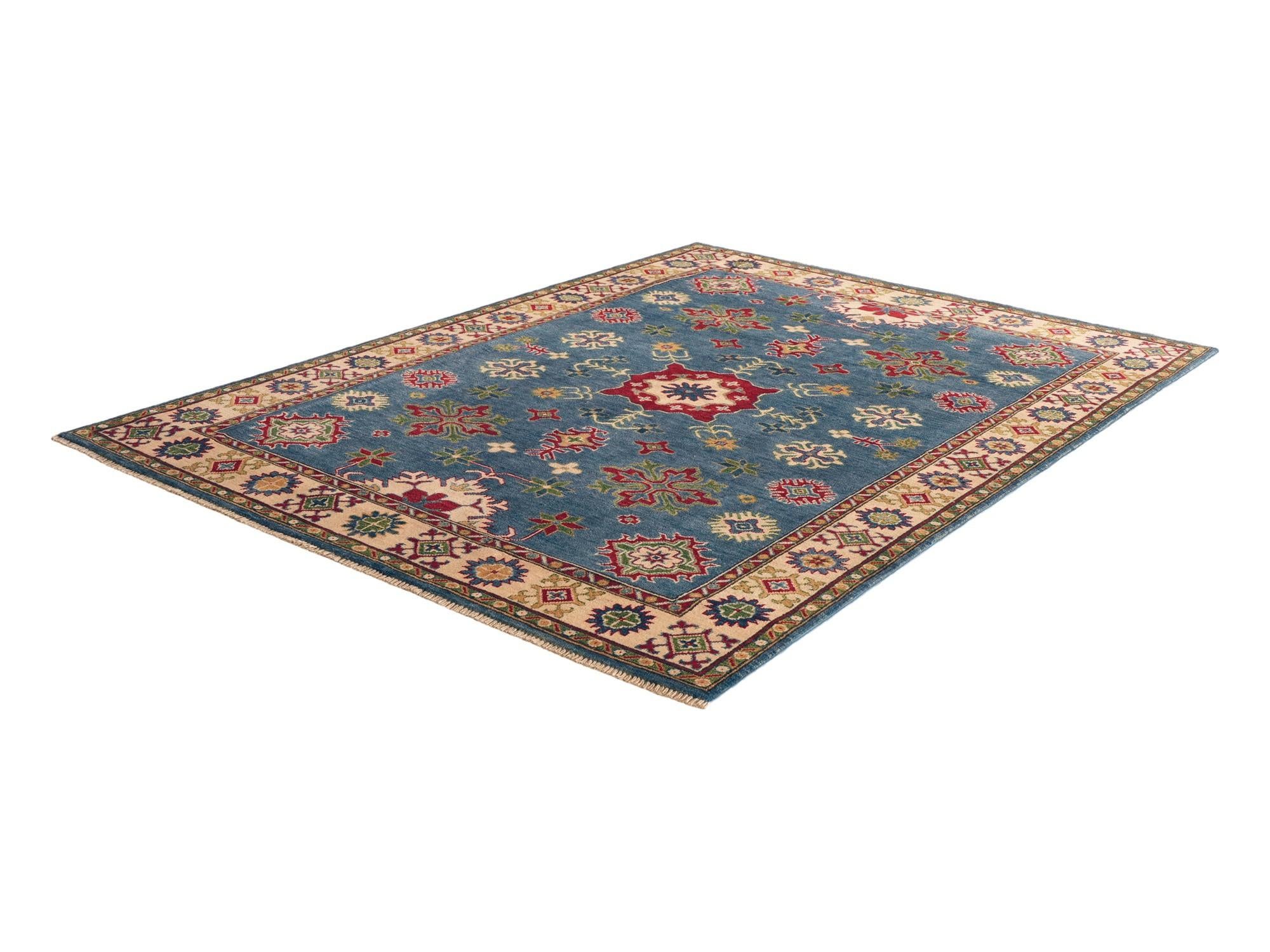 Detail image 4 of 11: 5' 9 x 7' 8 Hand Knotted Kazak Rug