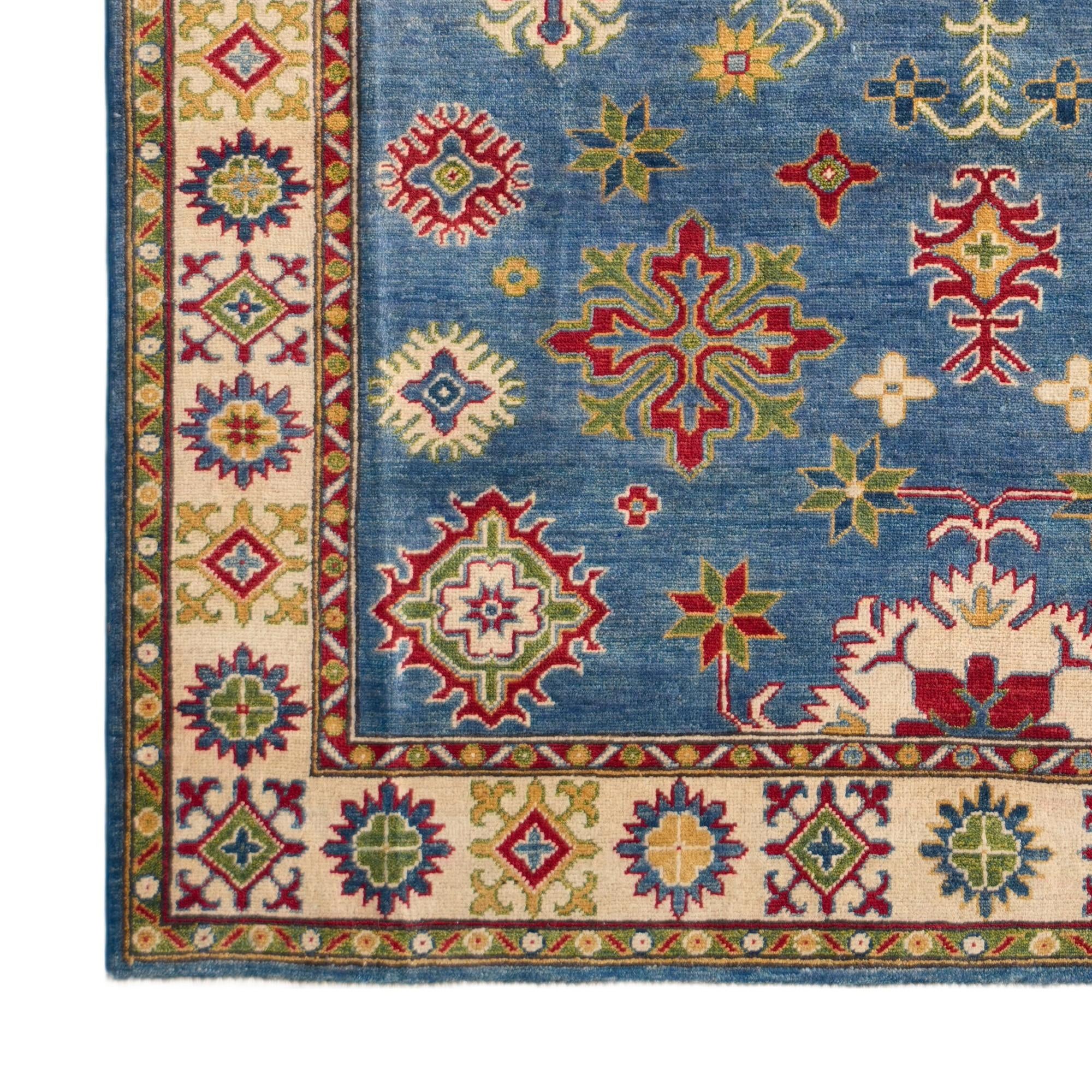 Detail image 7 of 11: 5' 9 x 7' 8 Hand Knotted Kazak Rug